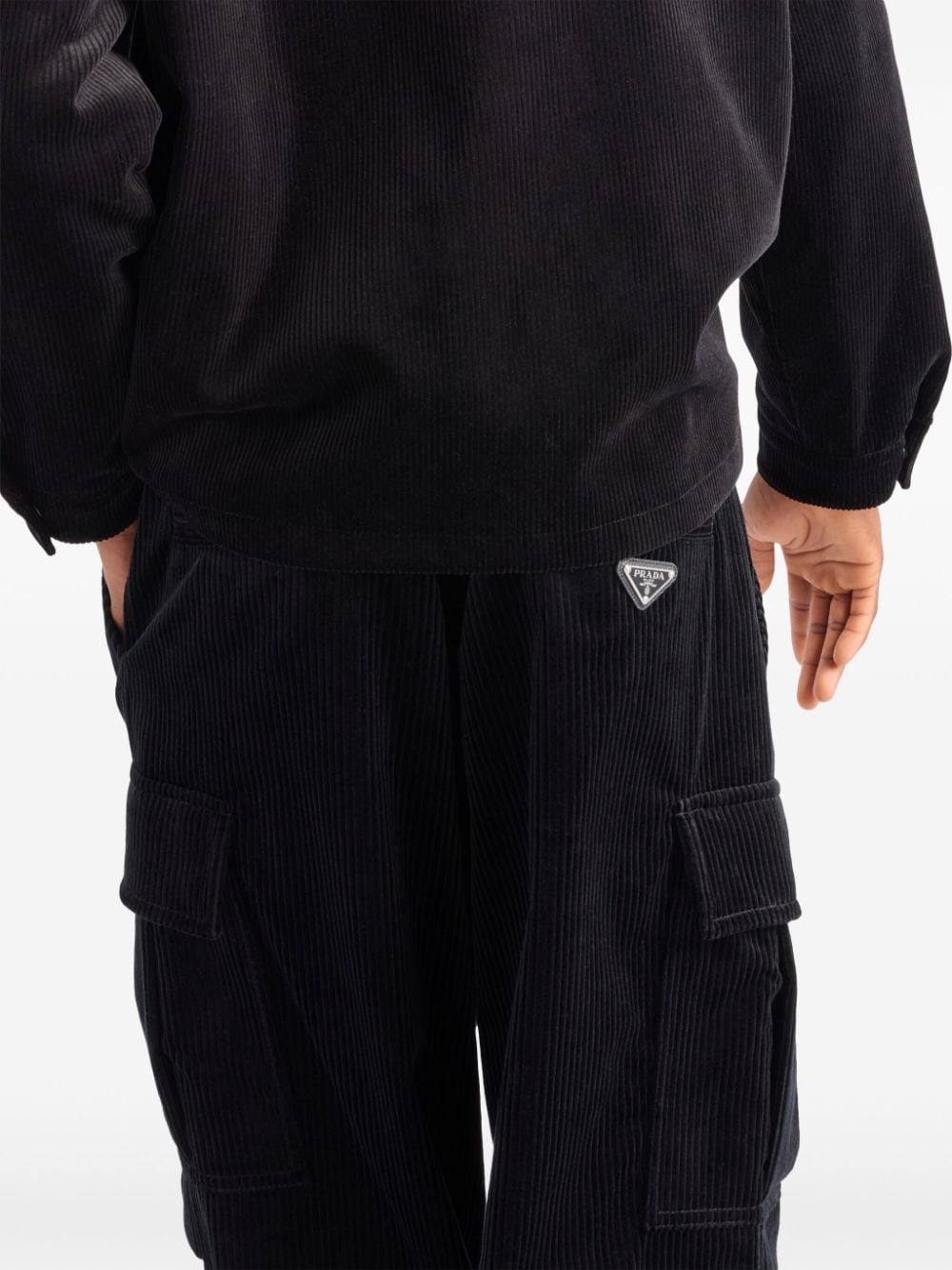 Corduroy pants with cargo pockets - 5