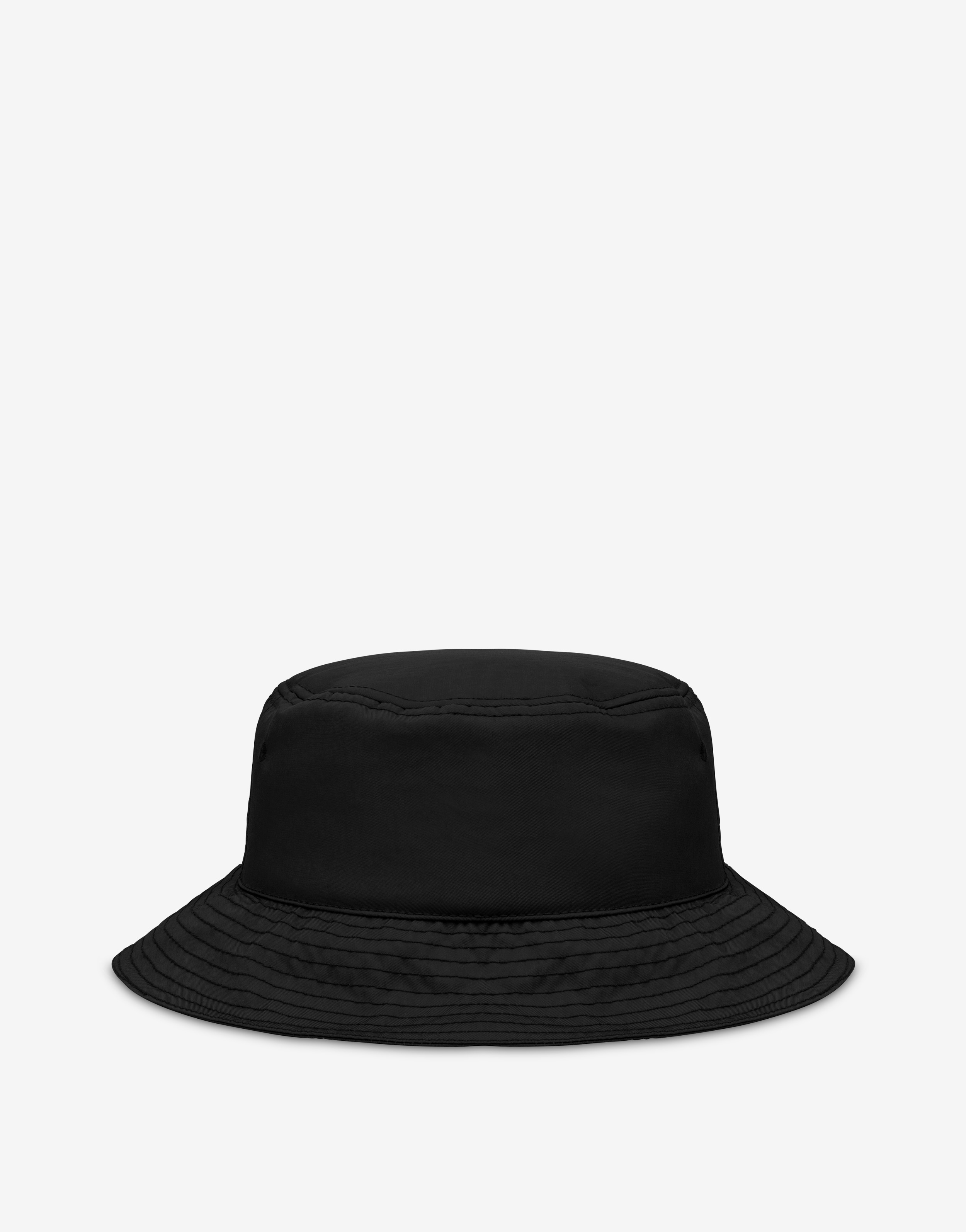 LOGO PATCH NYLON BUCKET HAT - 2