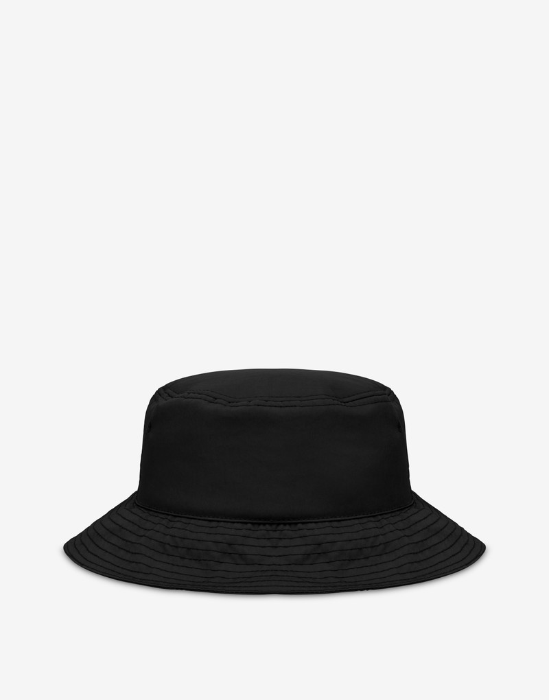 Moschino LOGO PATCH NYLON BUCKET HAT outlook