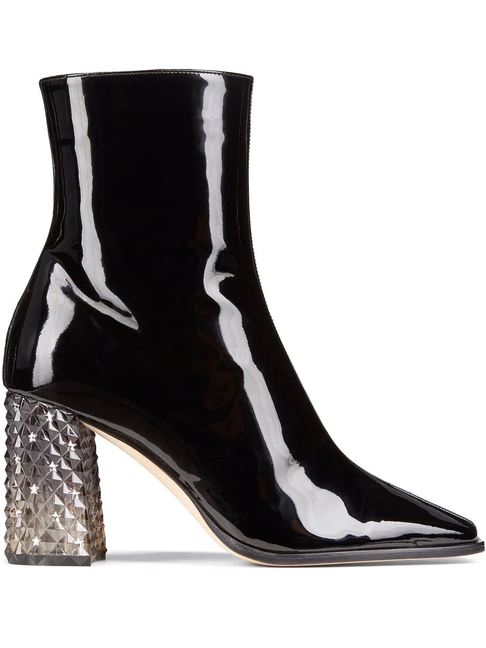 Bryelle 85mm patent leather boots - 1