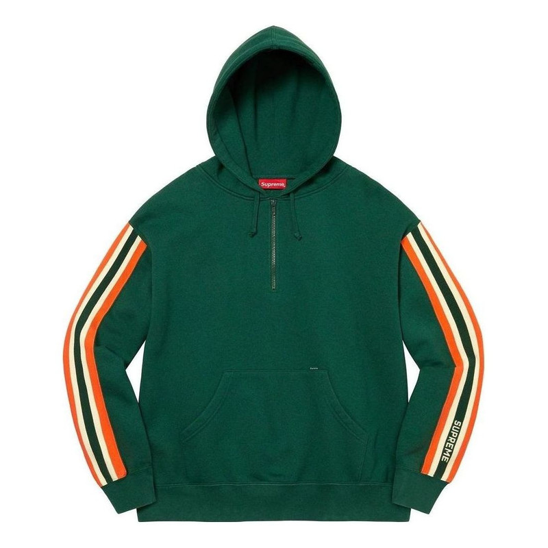 Supreme SS23 Week7 Half Zip Hoodie '그린'SUP-SS23-141 - 1