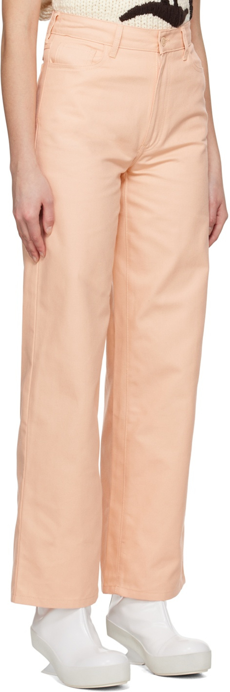 Raf Simons Pink Workwear Jeans outlook