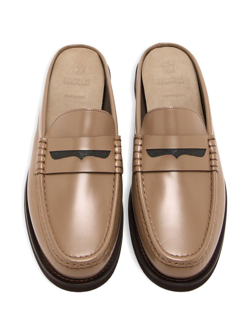 penny-strap mules - 2
