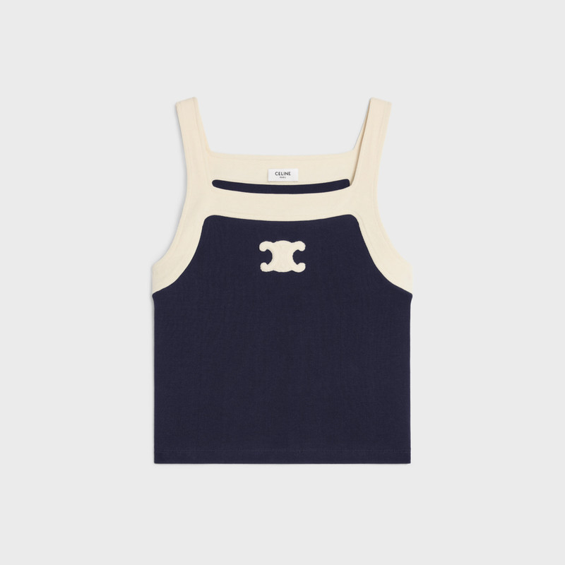 Triomphe tank top in cotton jersey 1