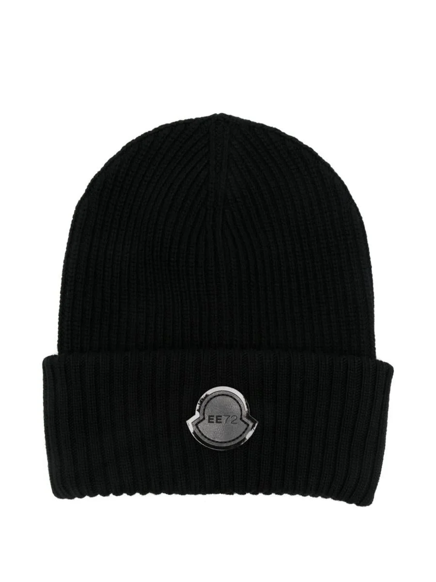 Moncler Genius Logo Wool Beanie - 1