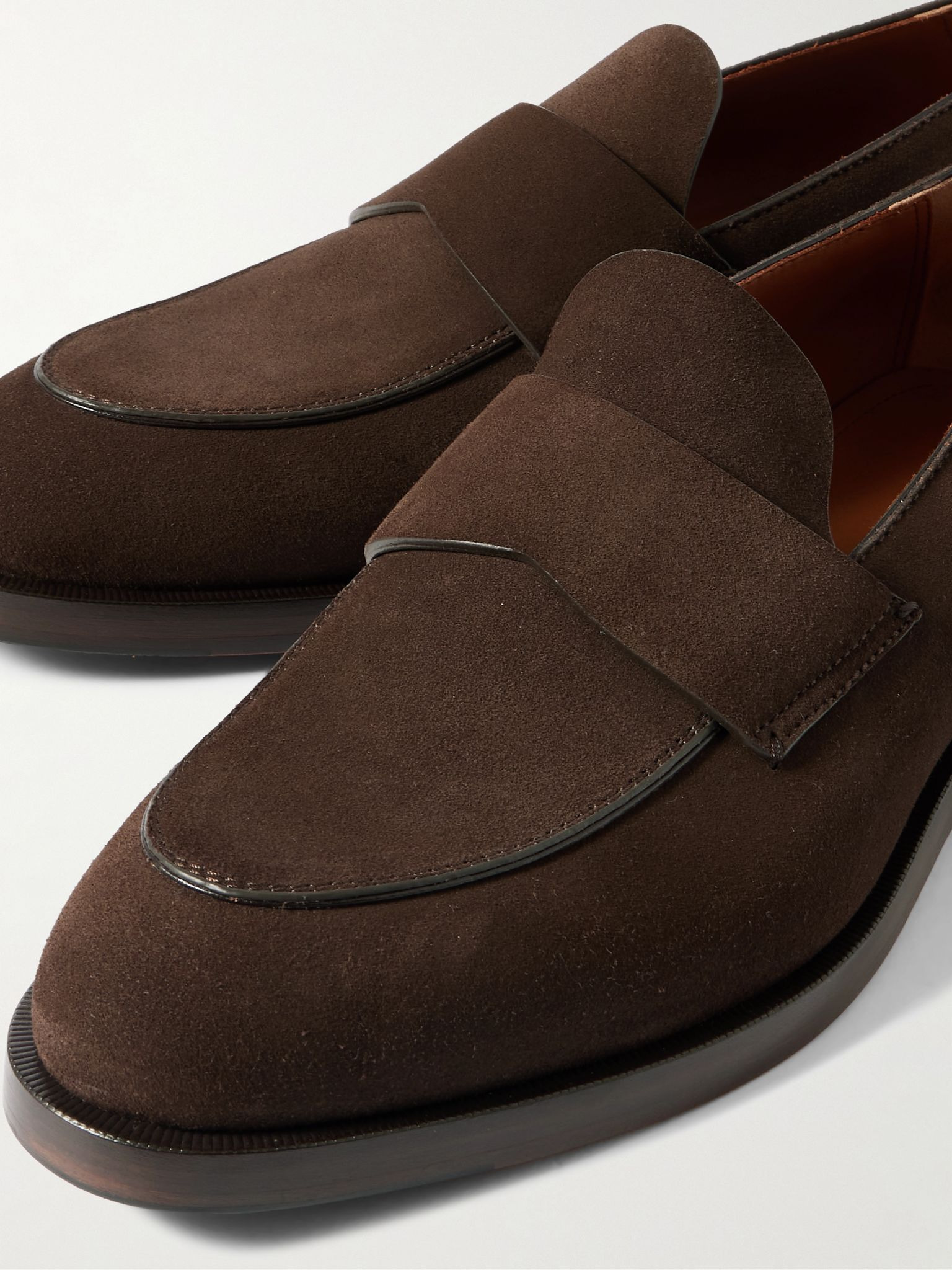 Torino Suede Loafers Dark brown - 6