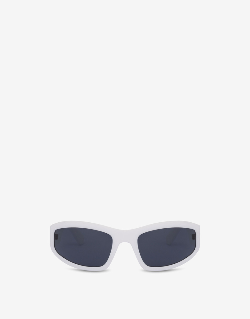 3D LOGO WHITE SUNGLASSES - 1