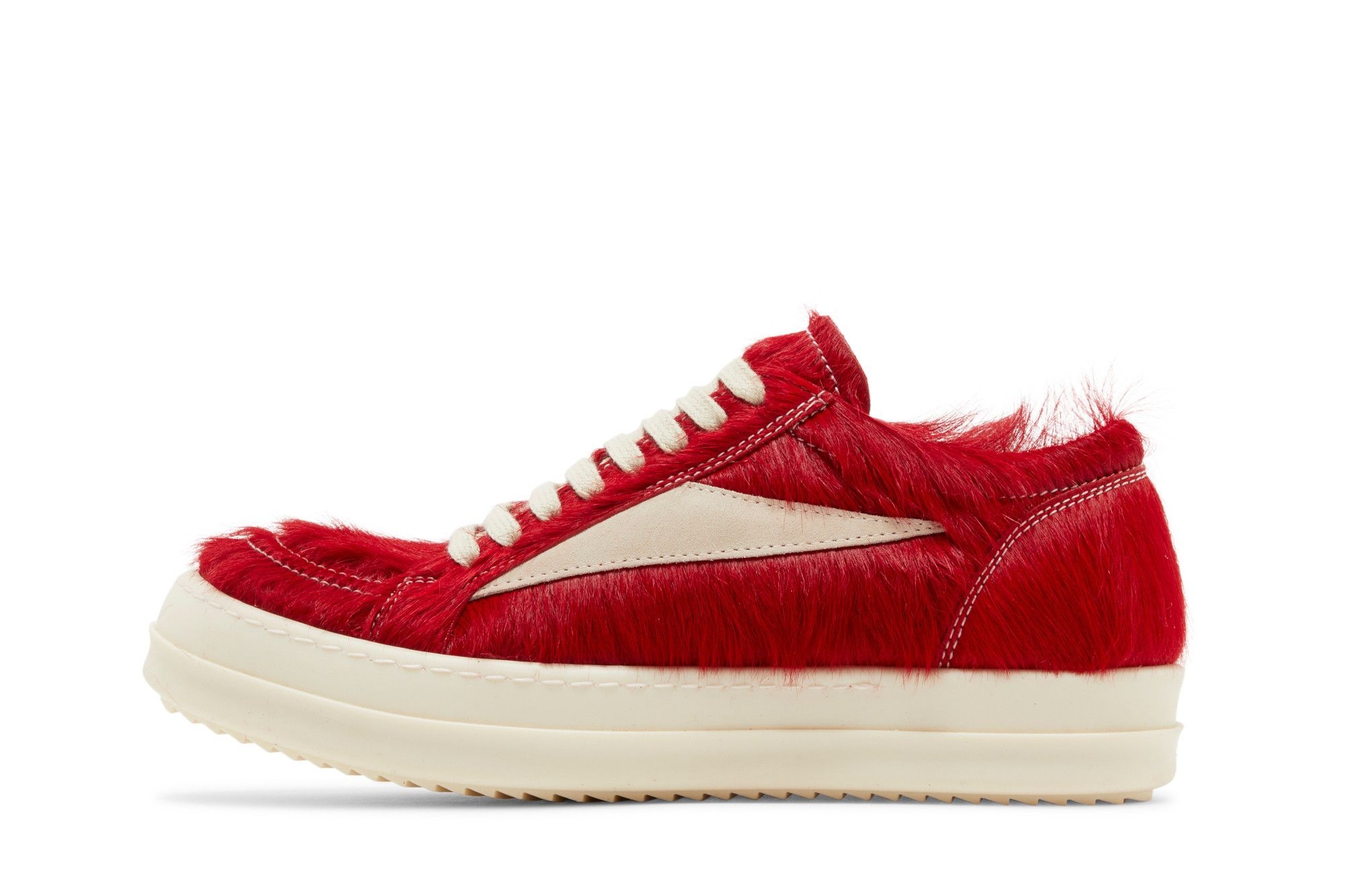 Rick Owens Wmns Pelliccia Vintage Low 'Cardinal Red' - 3