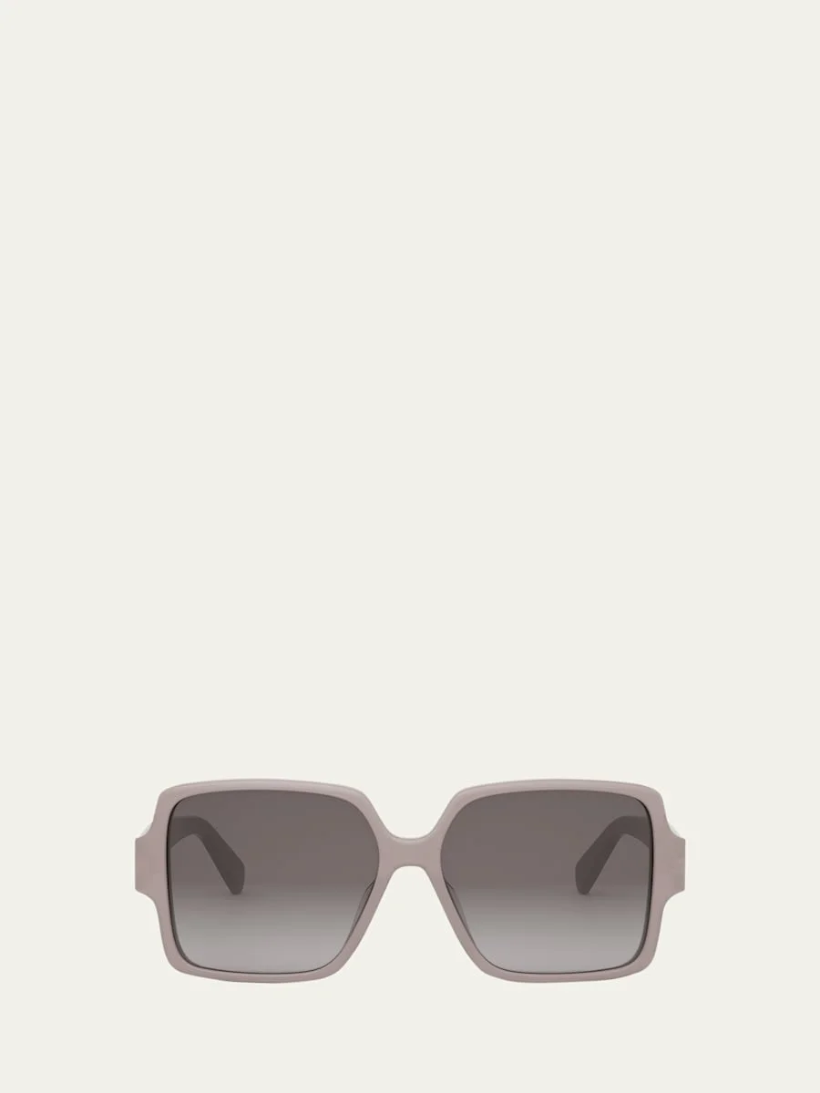 Triomphe Square Acetate Sunglasses - 1
