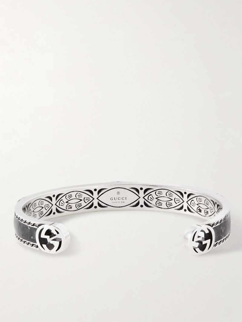 Sterling Silver and Enamel Cuff 3