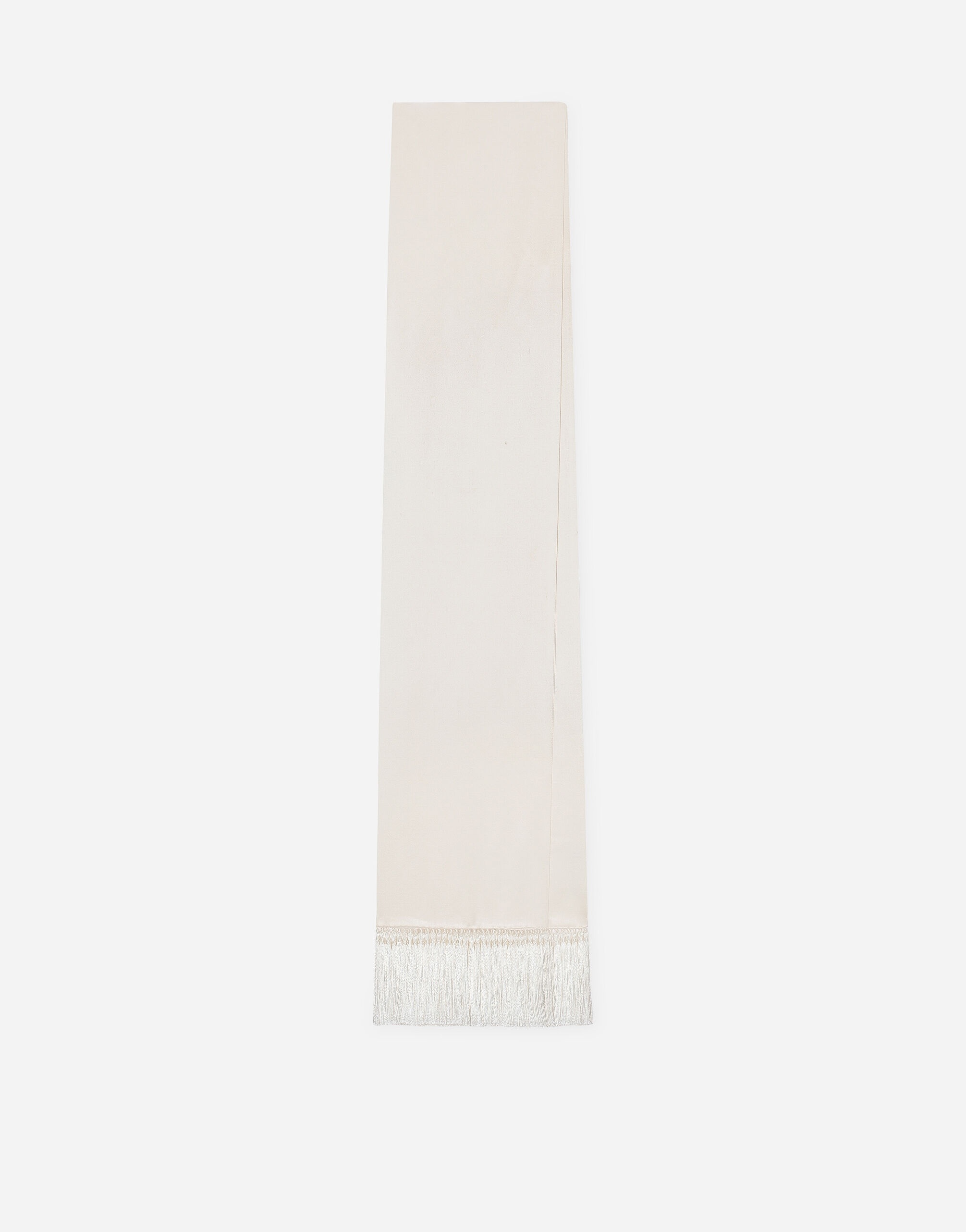 Silk scarf with fringing - 1