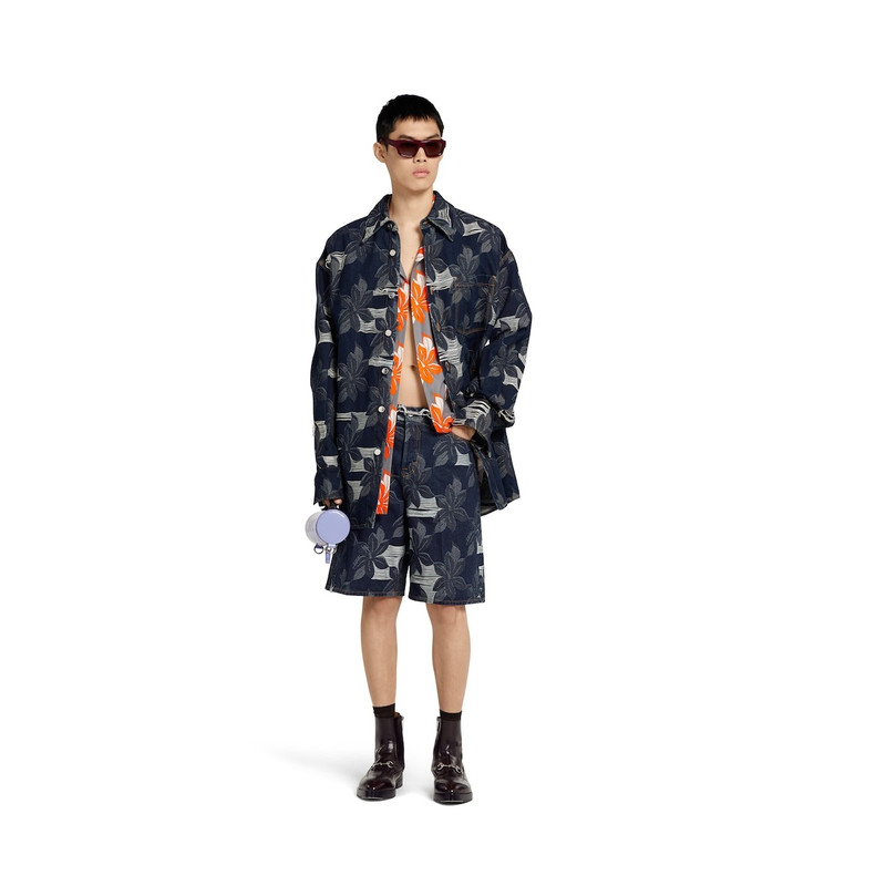 GUCCI Denim jacquard pant outlook