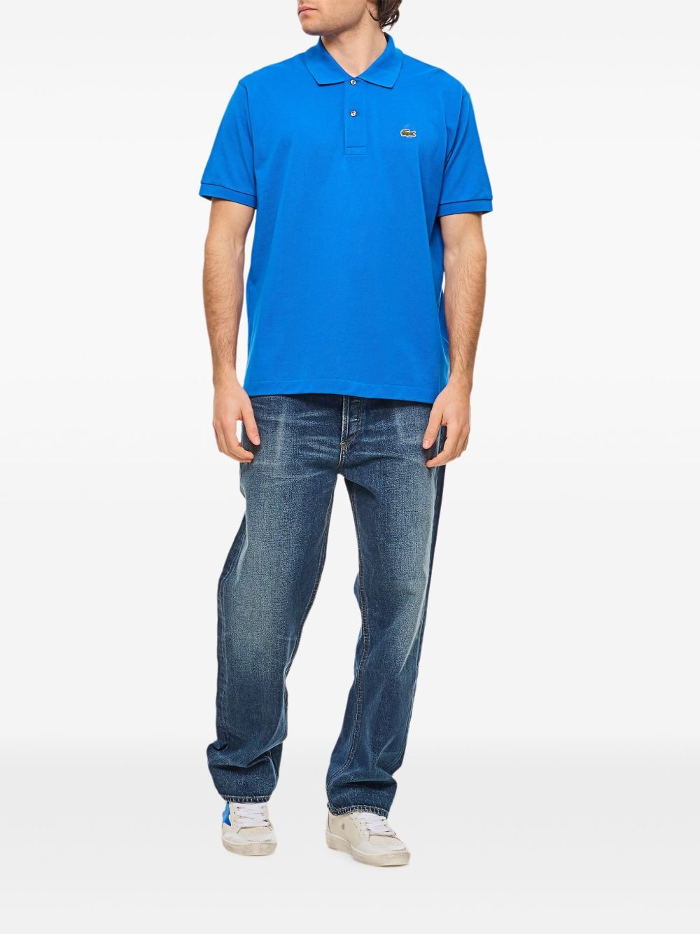 logo-appliqué polo shirt - 2