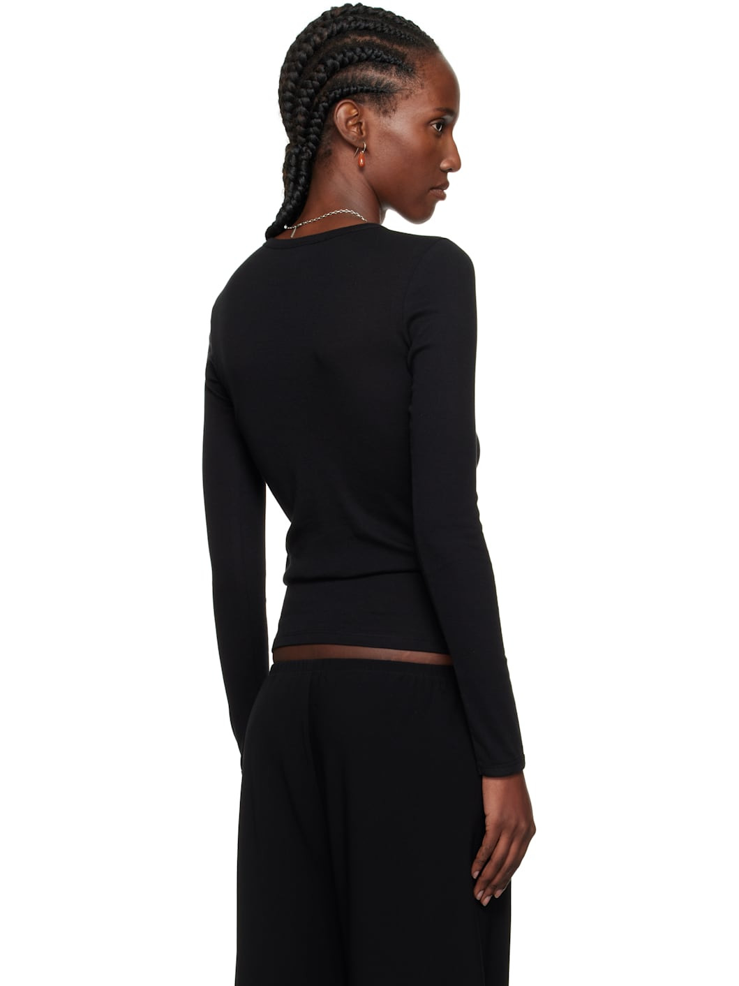 Black Olivia Longsleeve T-shirt - 3