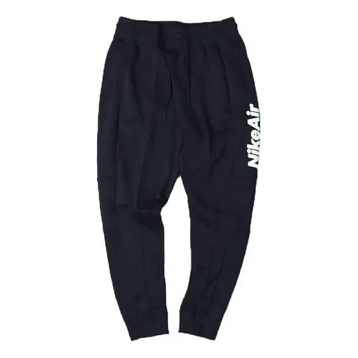 Nike Air Side Logo Cone Fleece Long Pants Black CJ4831-011 - 1