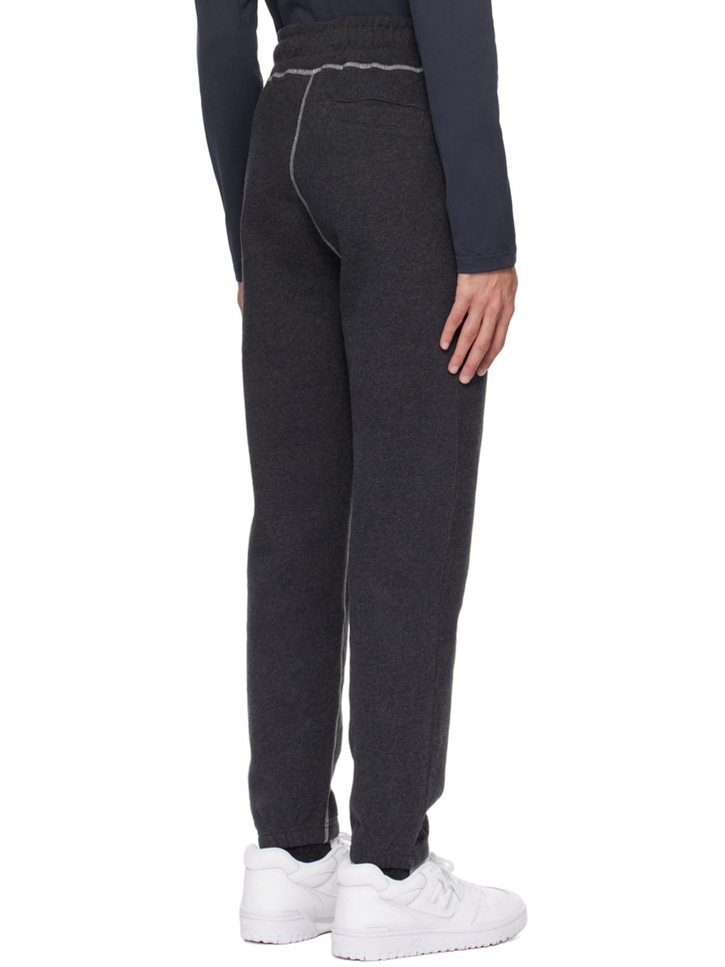 Gray Relaxed-Fit Sweatpants - 3