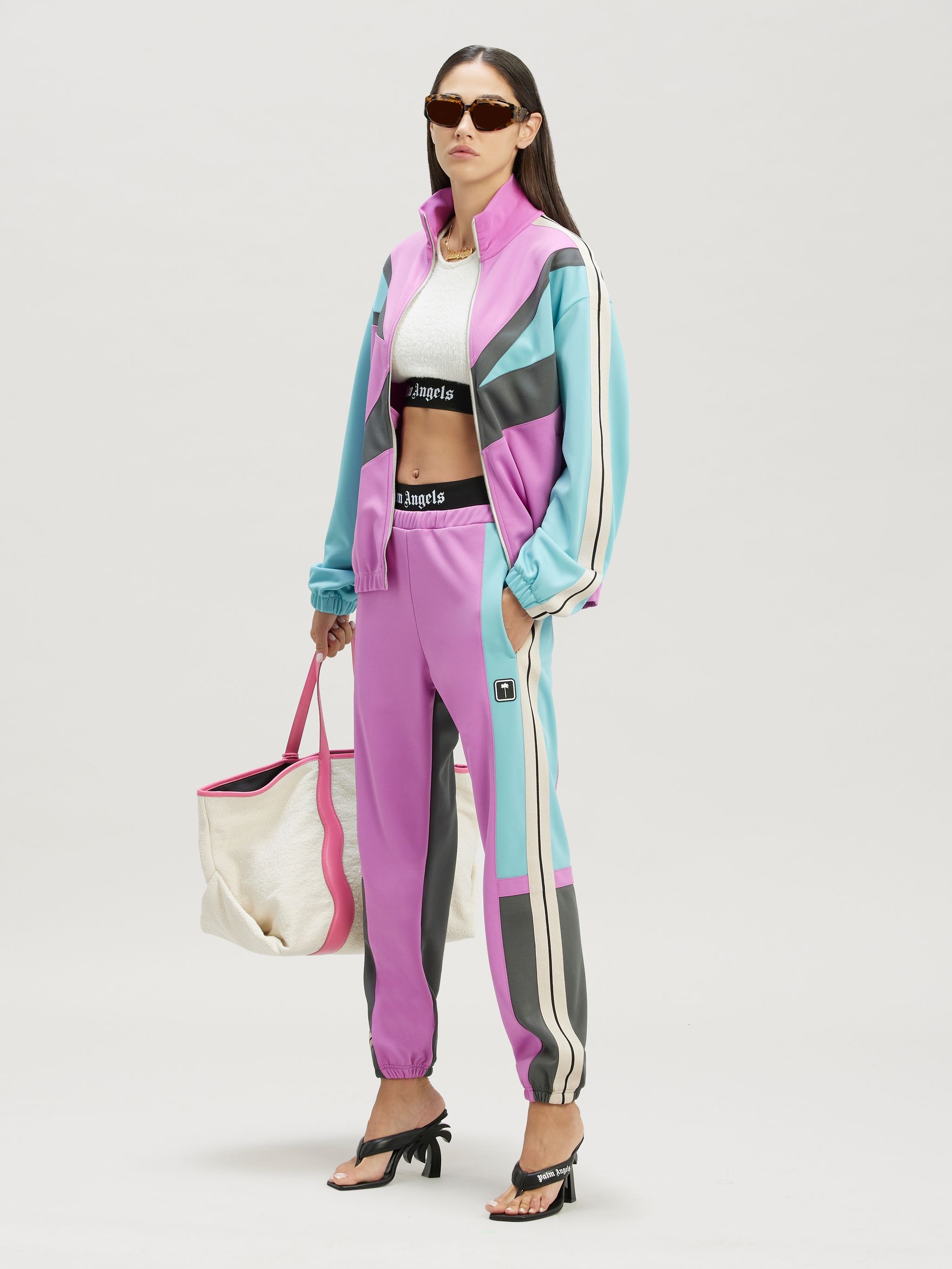 80'S Colorblock Track Pants - 2