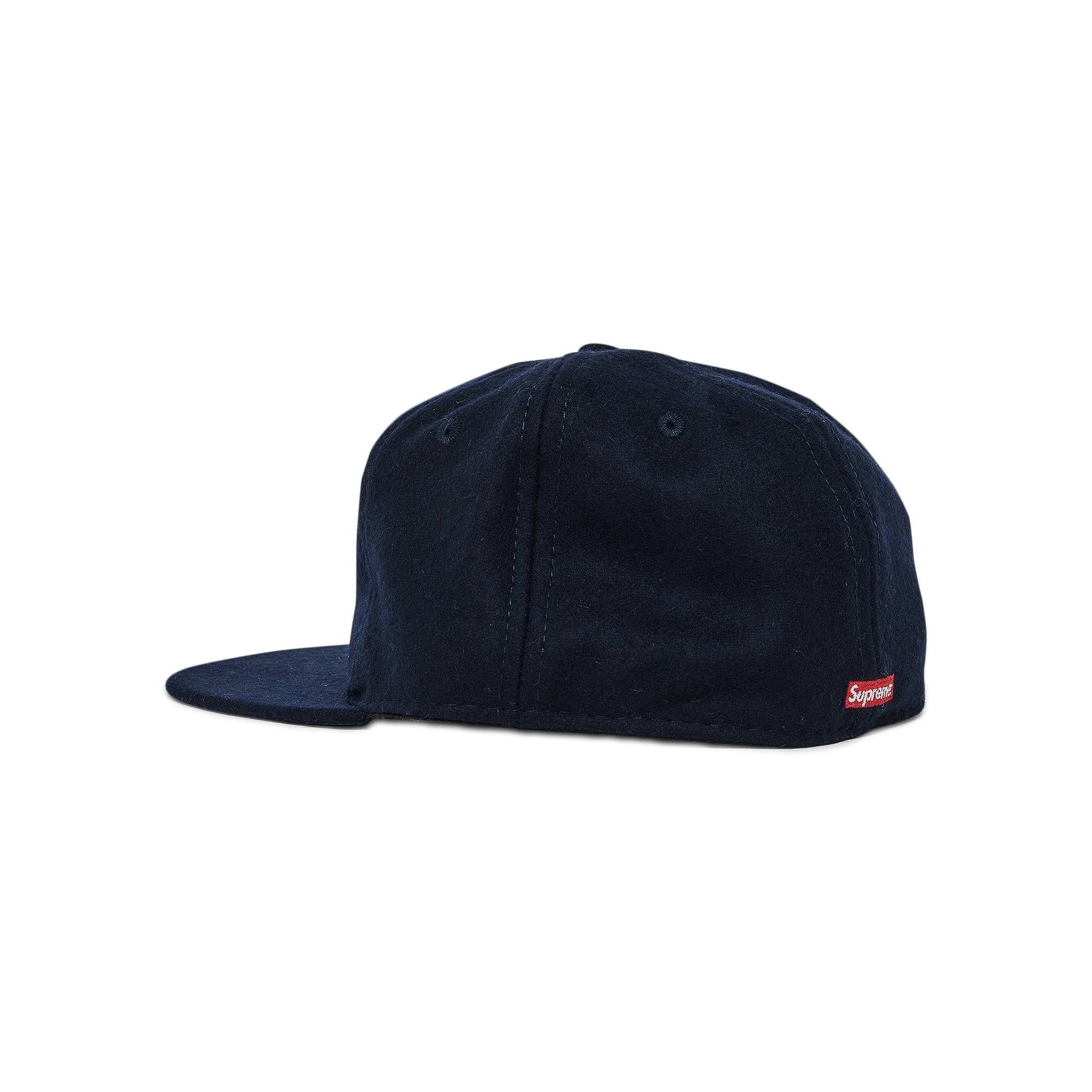 Supreme x Ebbets S Logo Fitted 6-Panel 'Navy' - 3