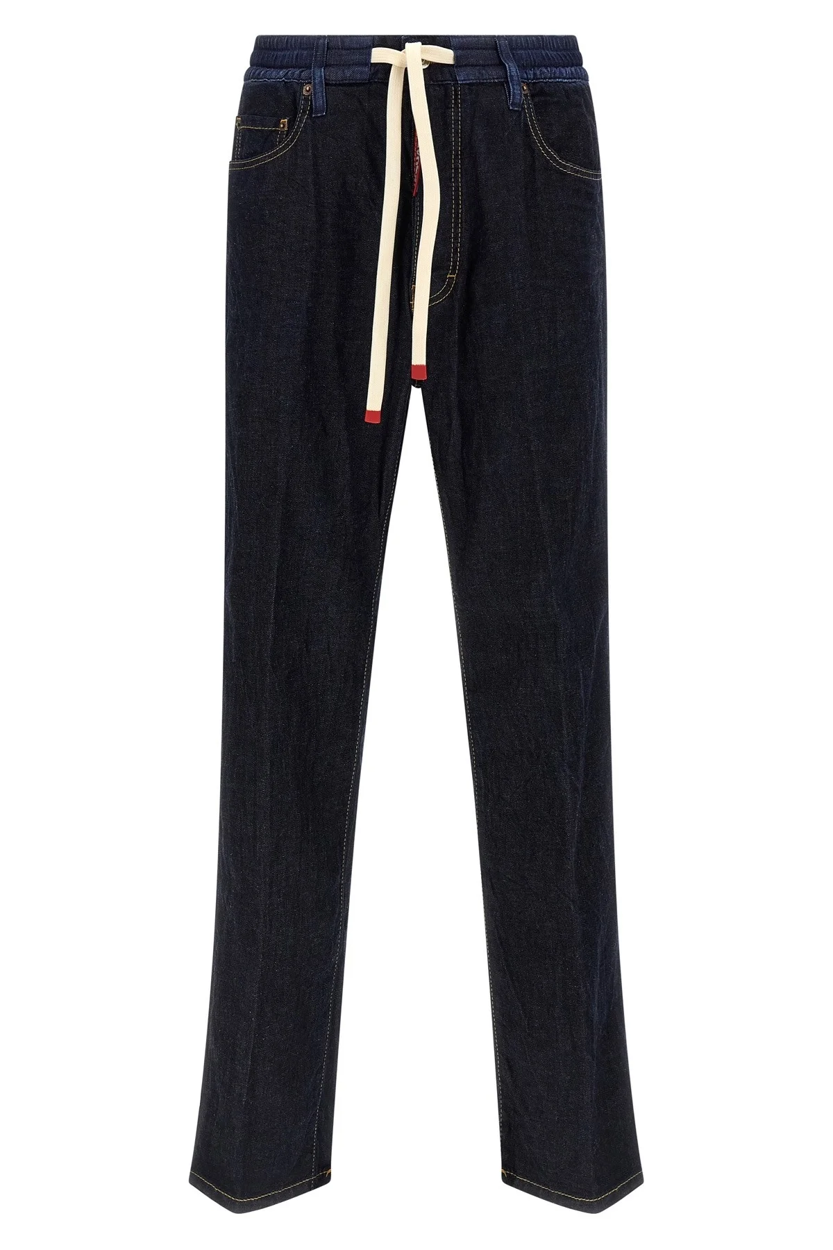 Crinkled effect jeans - 1