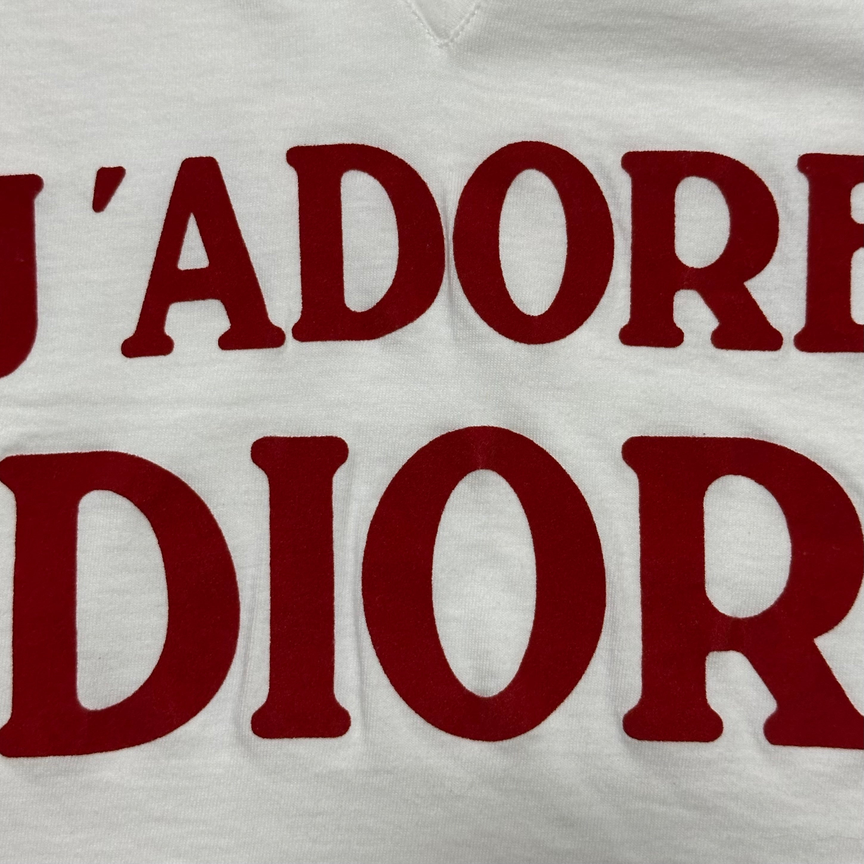 CHRISTIAN DIOR Fall Winter 2003 "J'ADORE DIOR" V-neck T-Shirt - 5