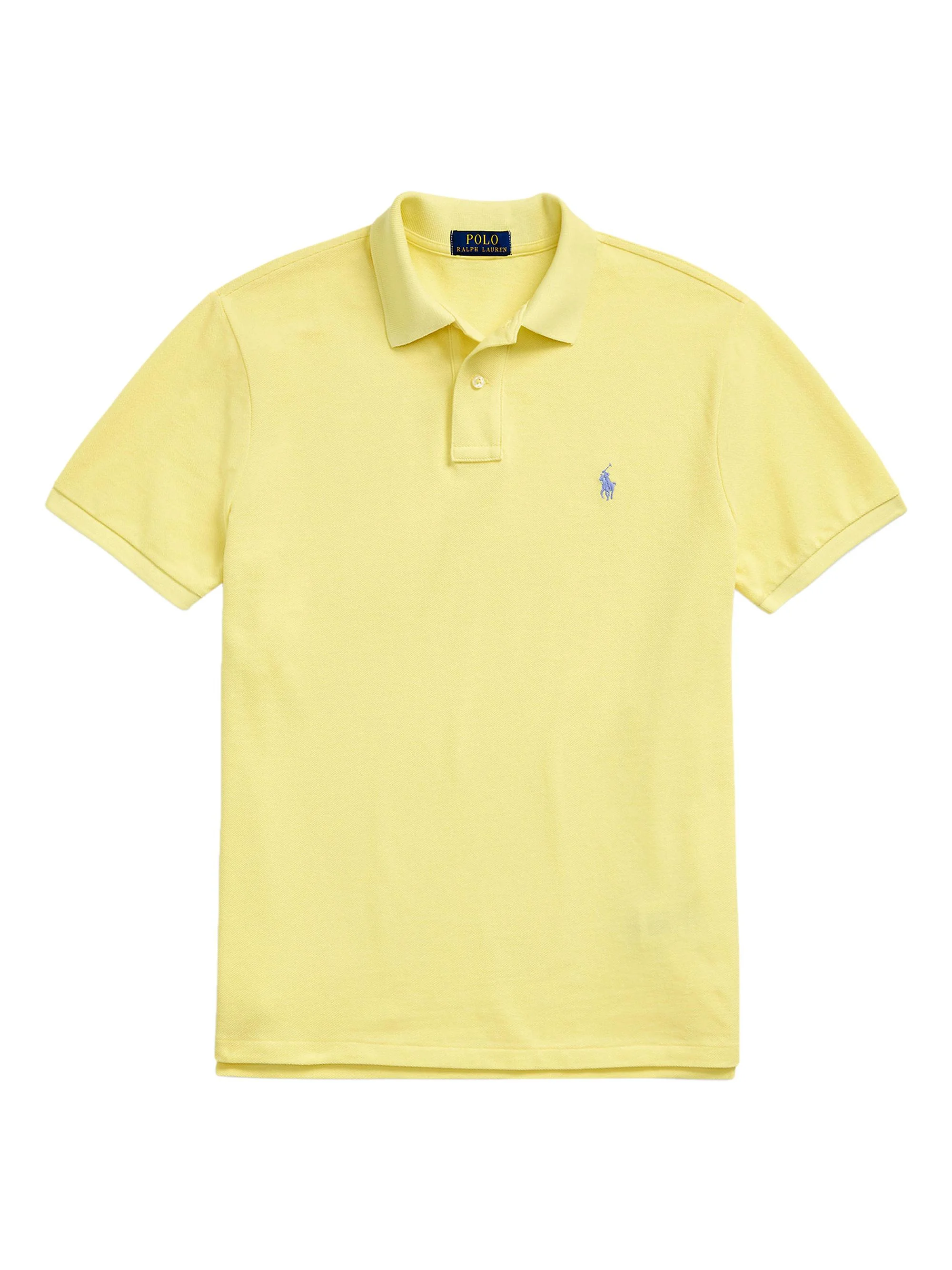 Men's Custom-Slim-Fit Mesh Polo Shirt - Resort Gold - 1