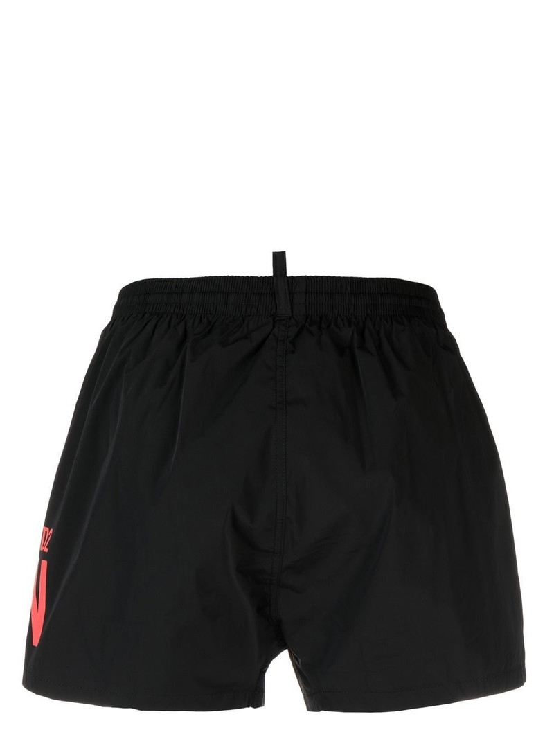 DSQUARED2 logo print swim shorts outlook