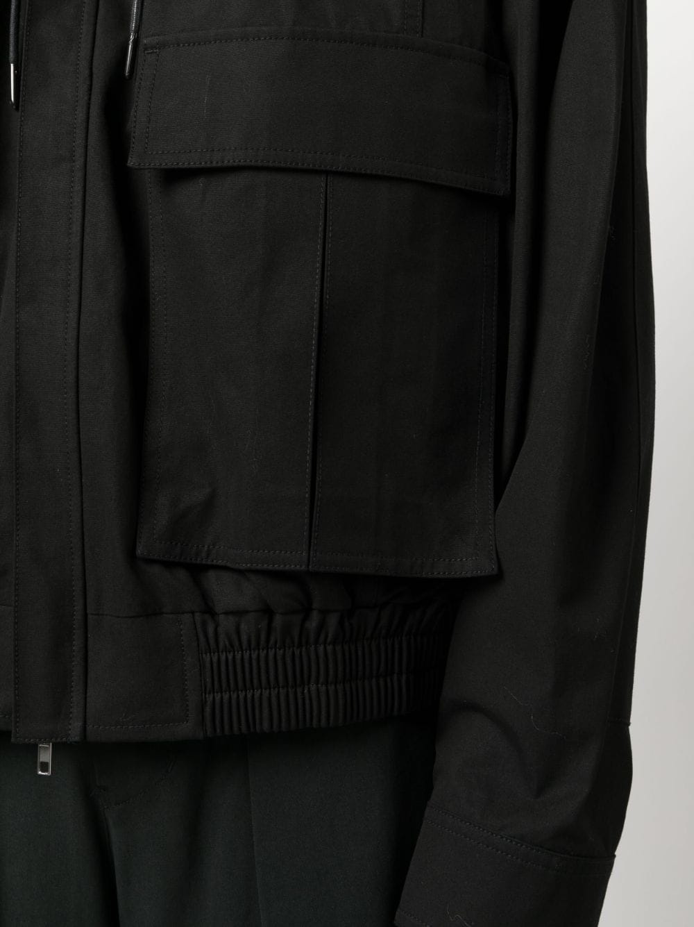 drawstring hooded jacket - 5