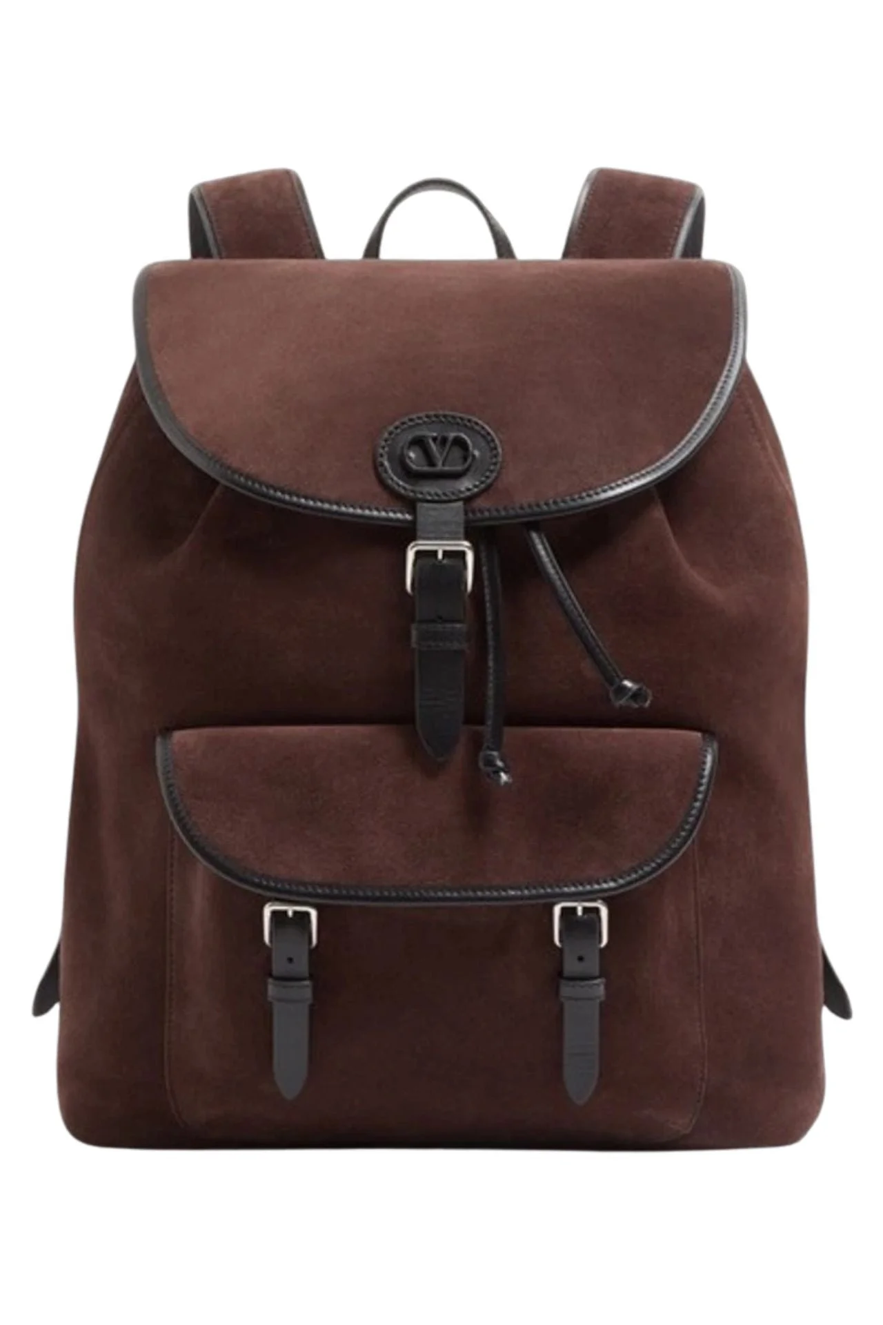 Valentino Garavani Vlogo Backpack In Suede - 1