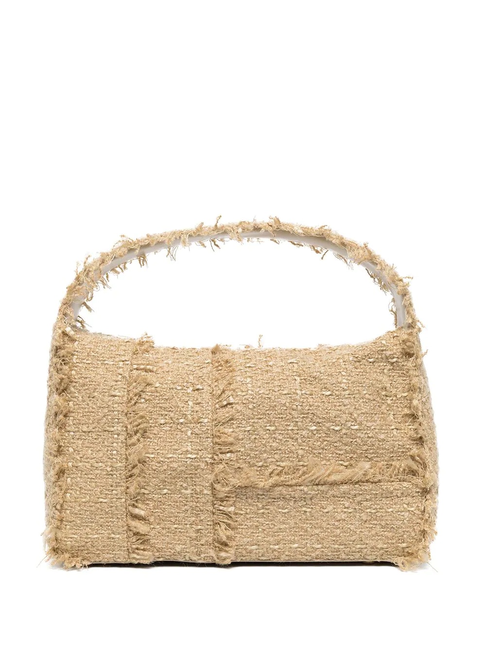 Malfi frayed shoulder bag - 1