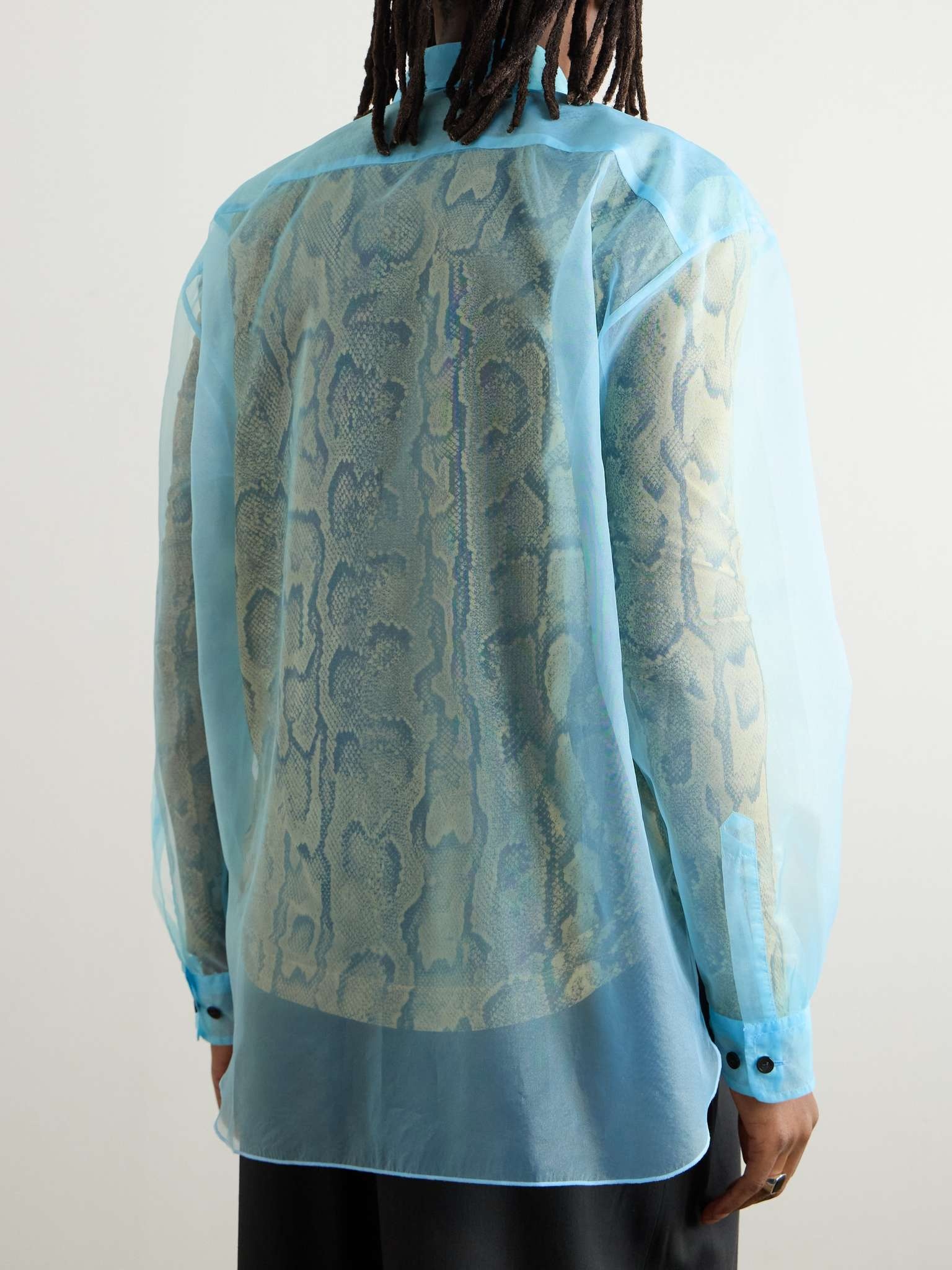 Oversized Organza Shirt - 3