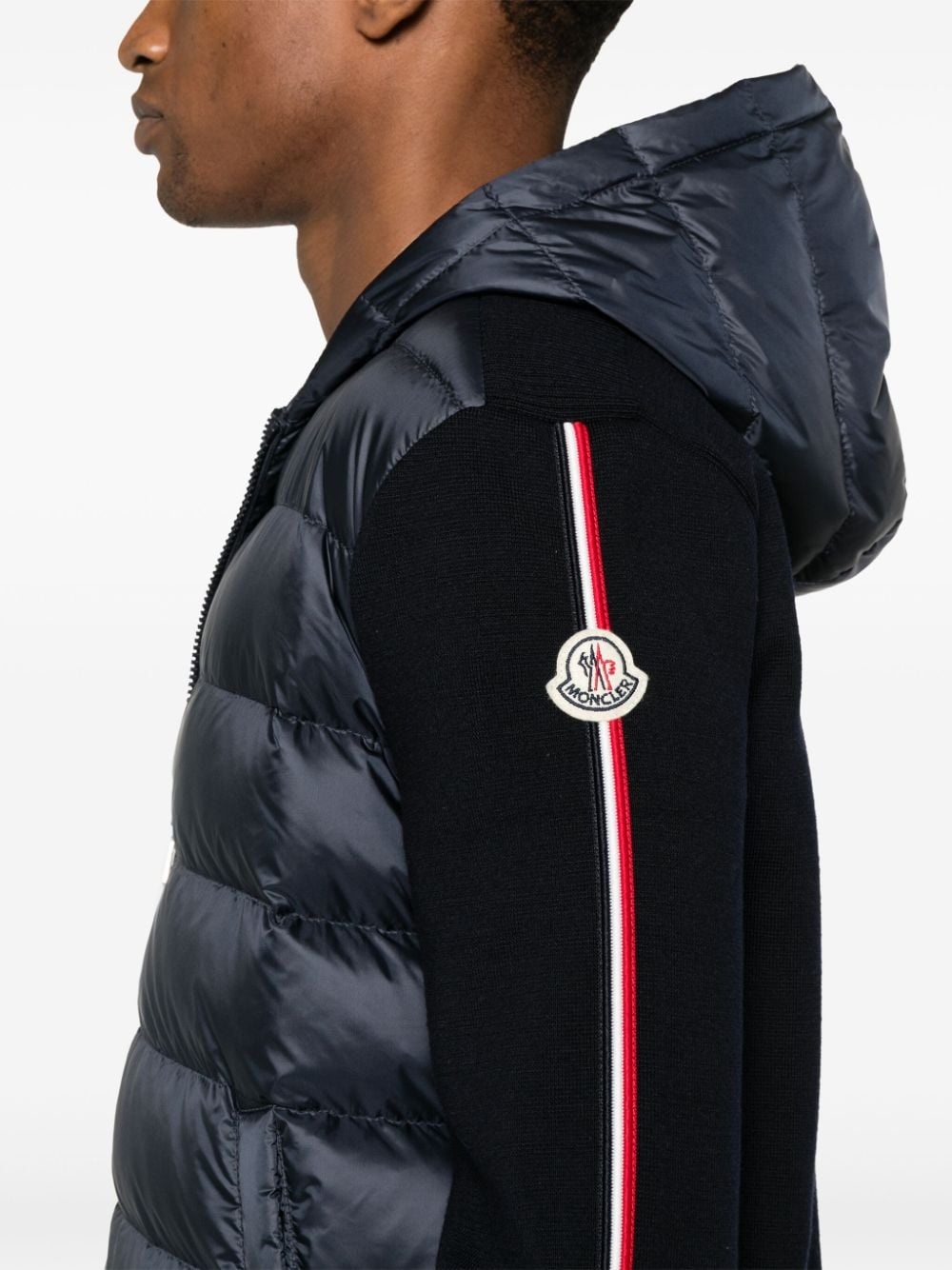 Moncler padded hooded jacket farfetch REVERSIBLE