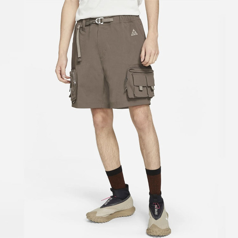 Nike ACG Solid Color Cargo Shorts US Edition Gray Brown DH8347-004 - 1