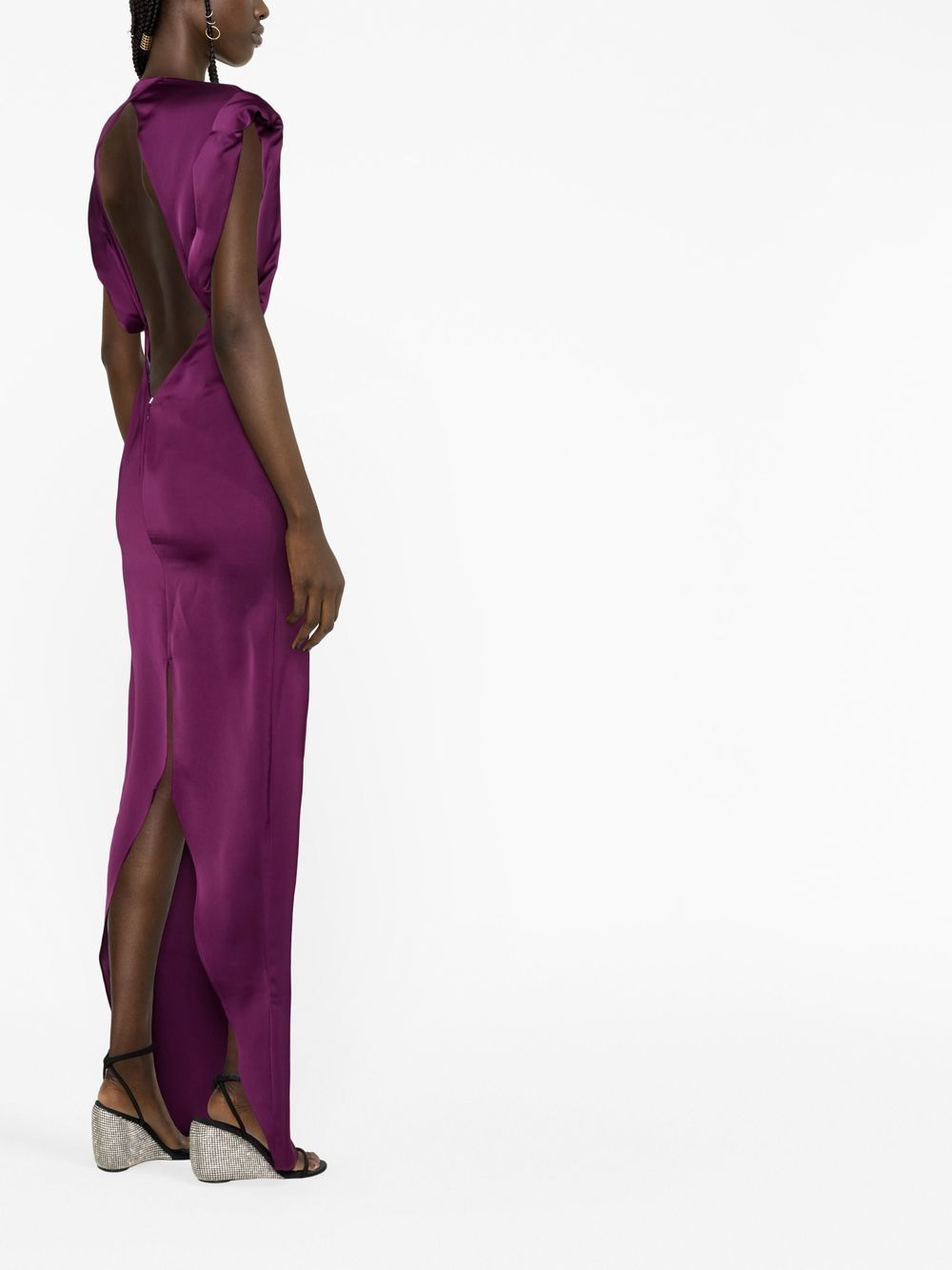 Kara V-neck dress - 3