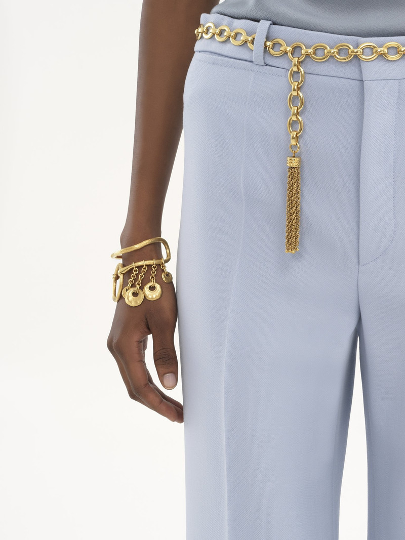 FLARED TAILORED PANTS IN WOOL CRÊPE 6