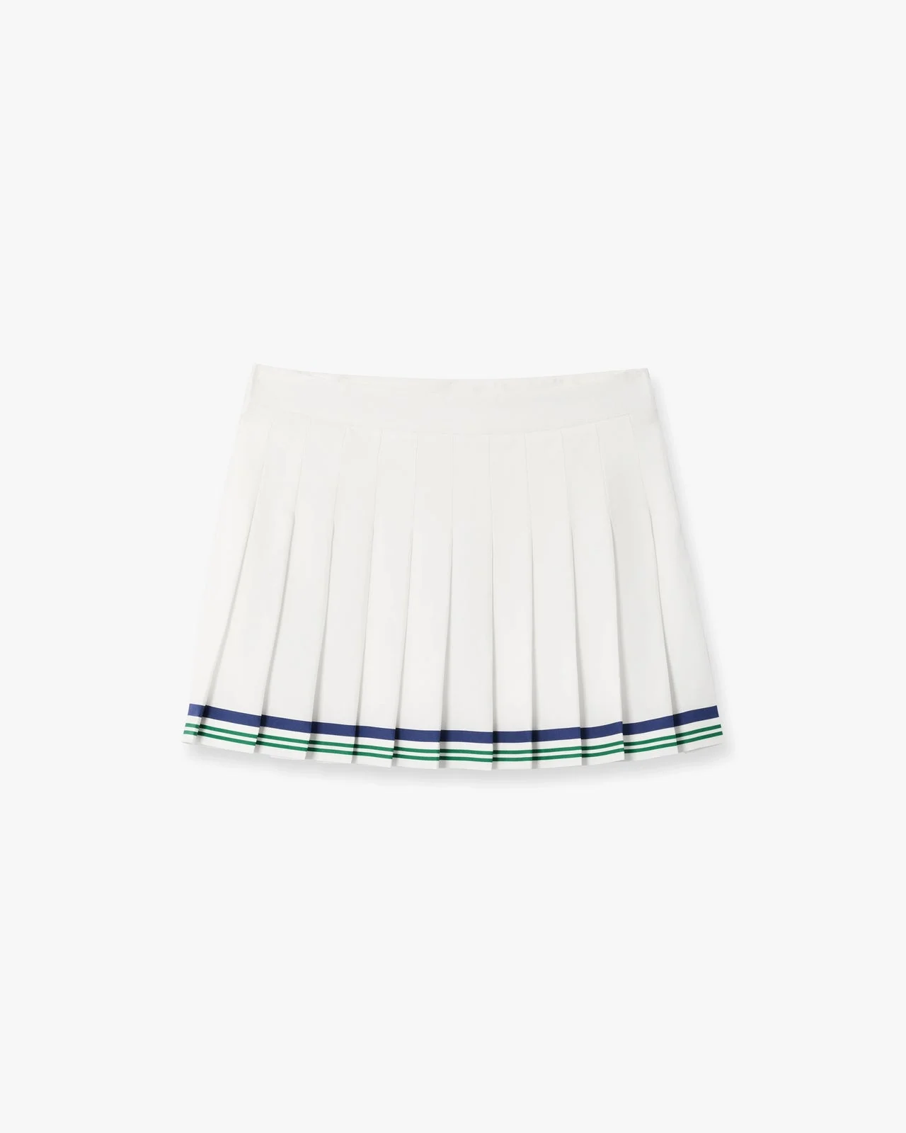 White Hotel Emblem Pleated Mini Silk Skirt | Casablanca Paris - 1