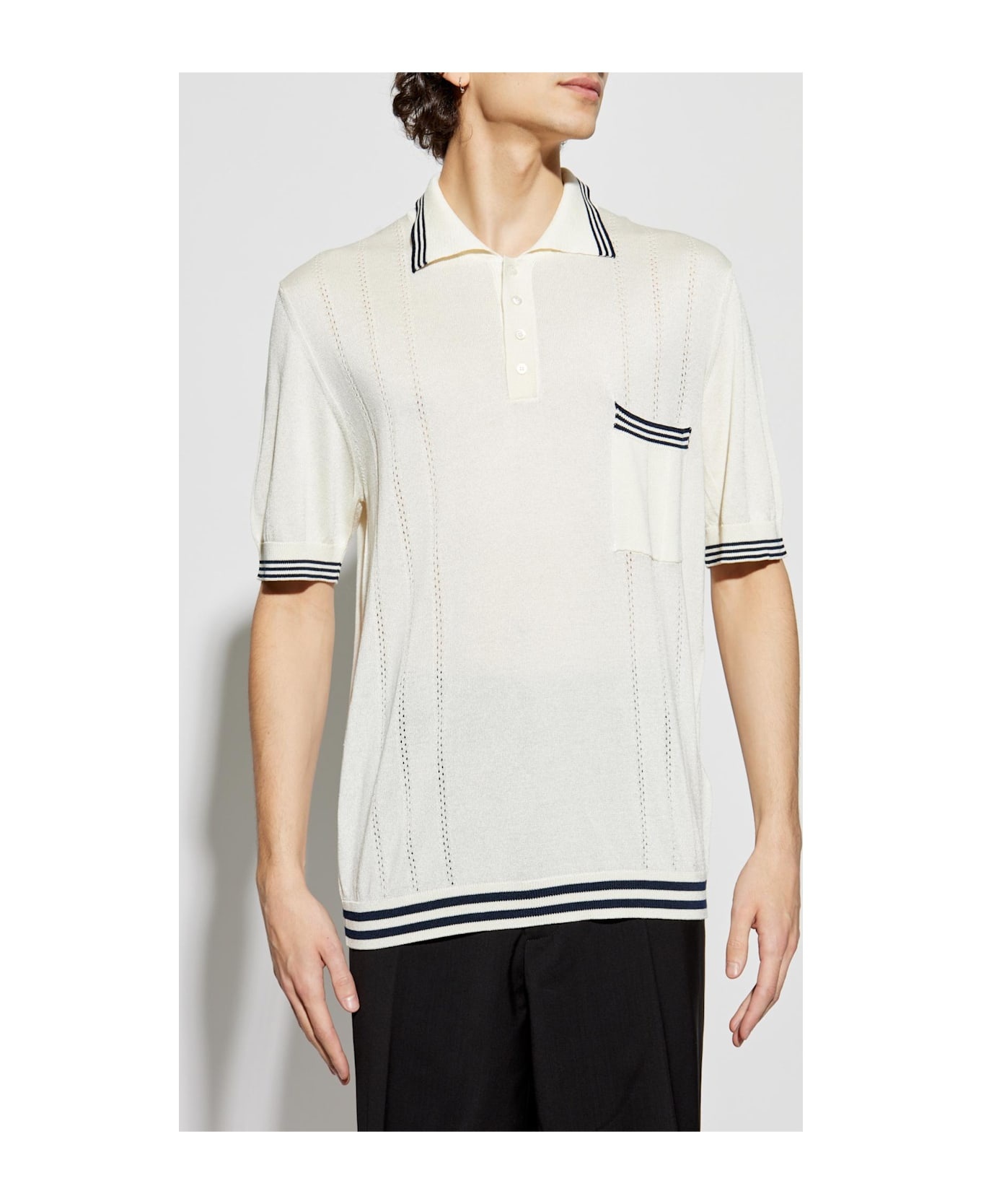 Golden Goose Striped Polo - 3