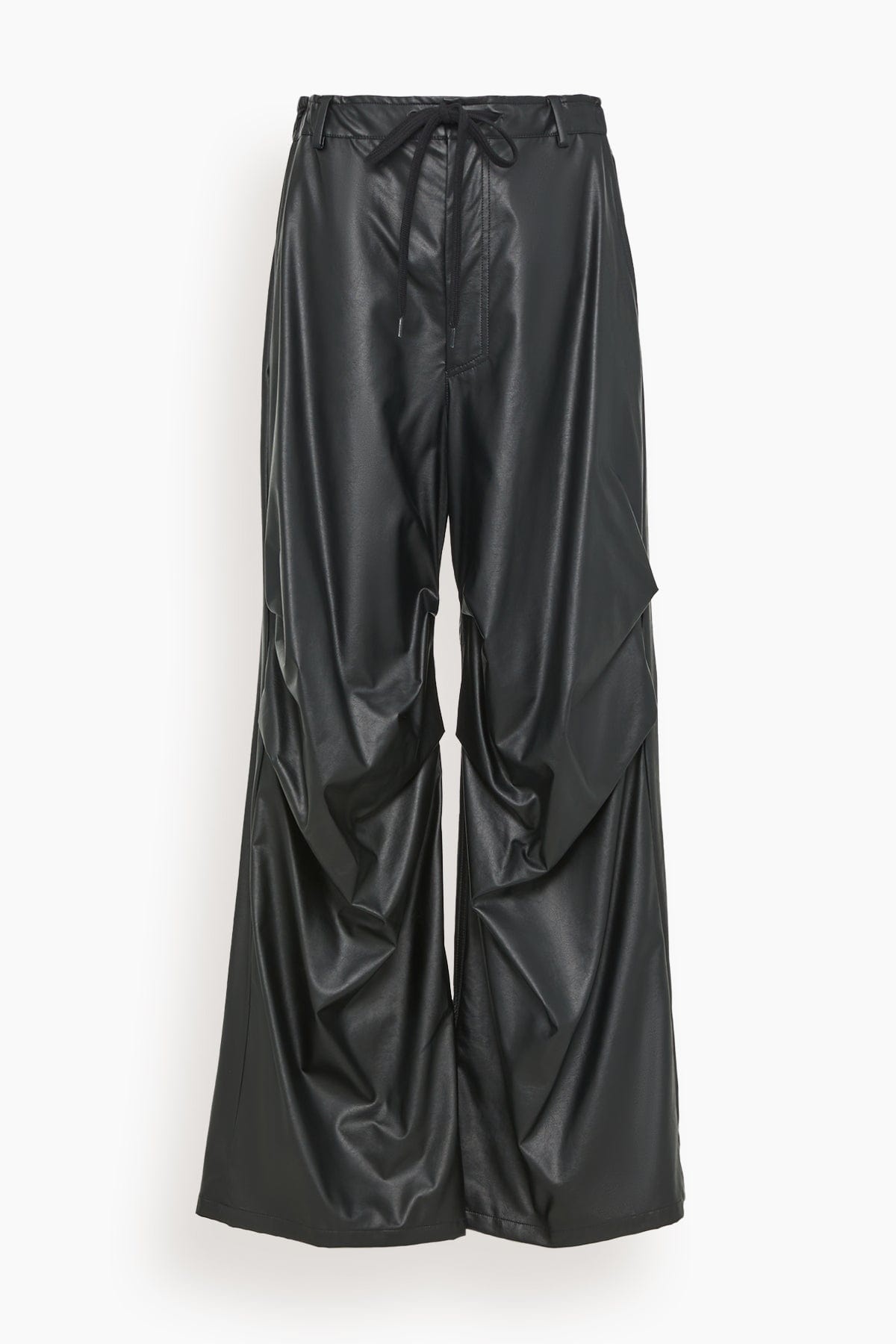 Faux Leather Pant in Black - 1