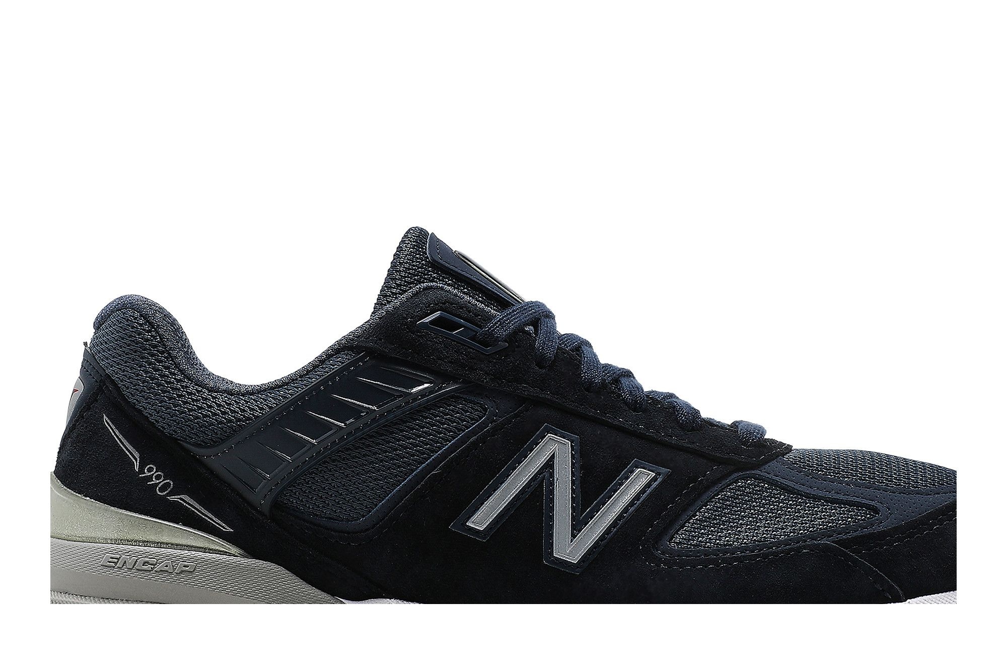 Wmns 990v5 Made in USA Wide 'Navy Silver' - 2