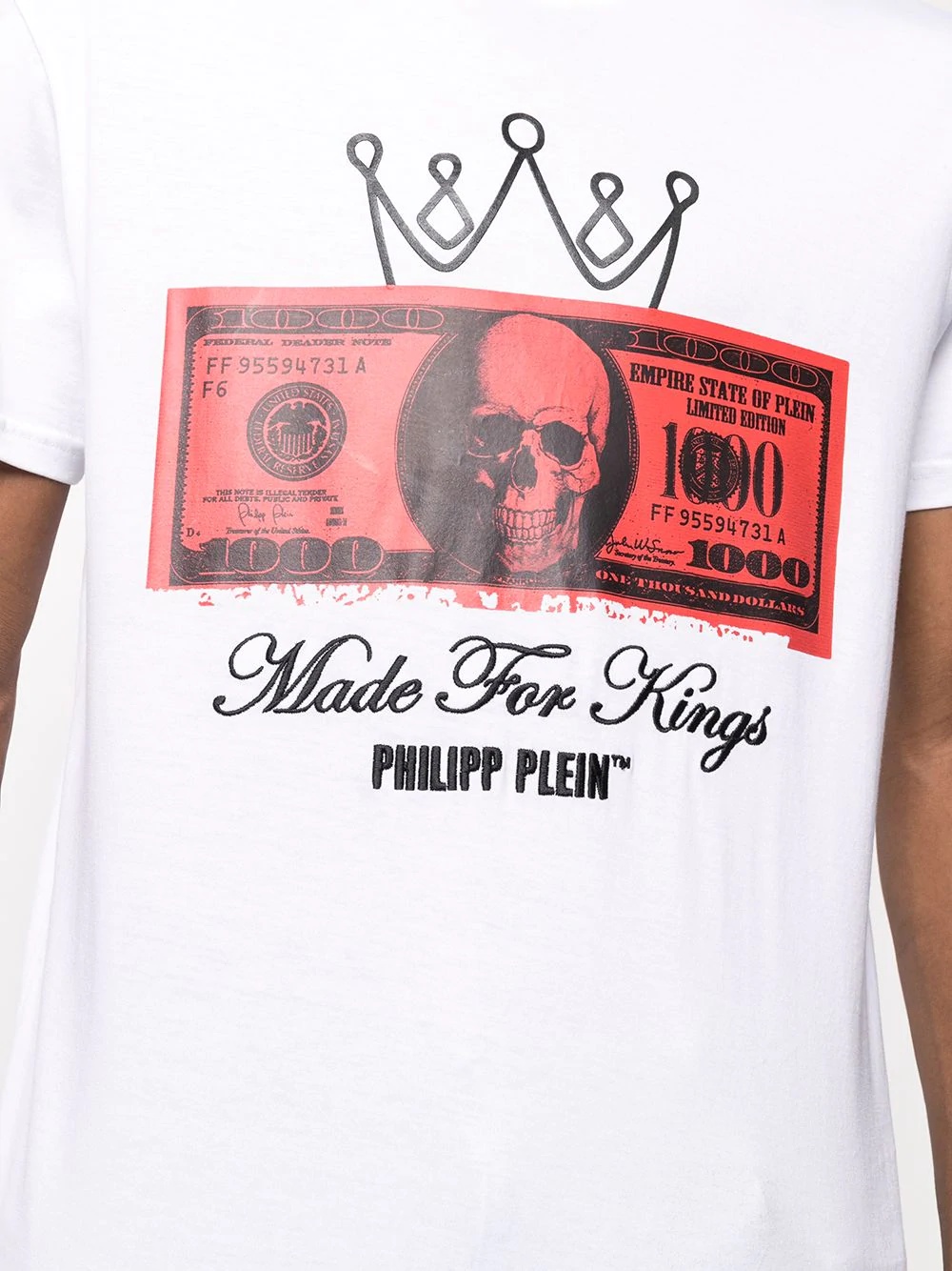 money print T-shirt - 5