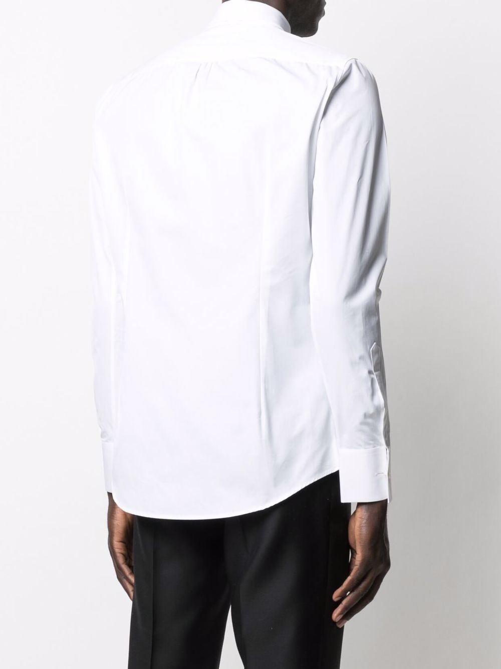 pleat-detail shirt - 4