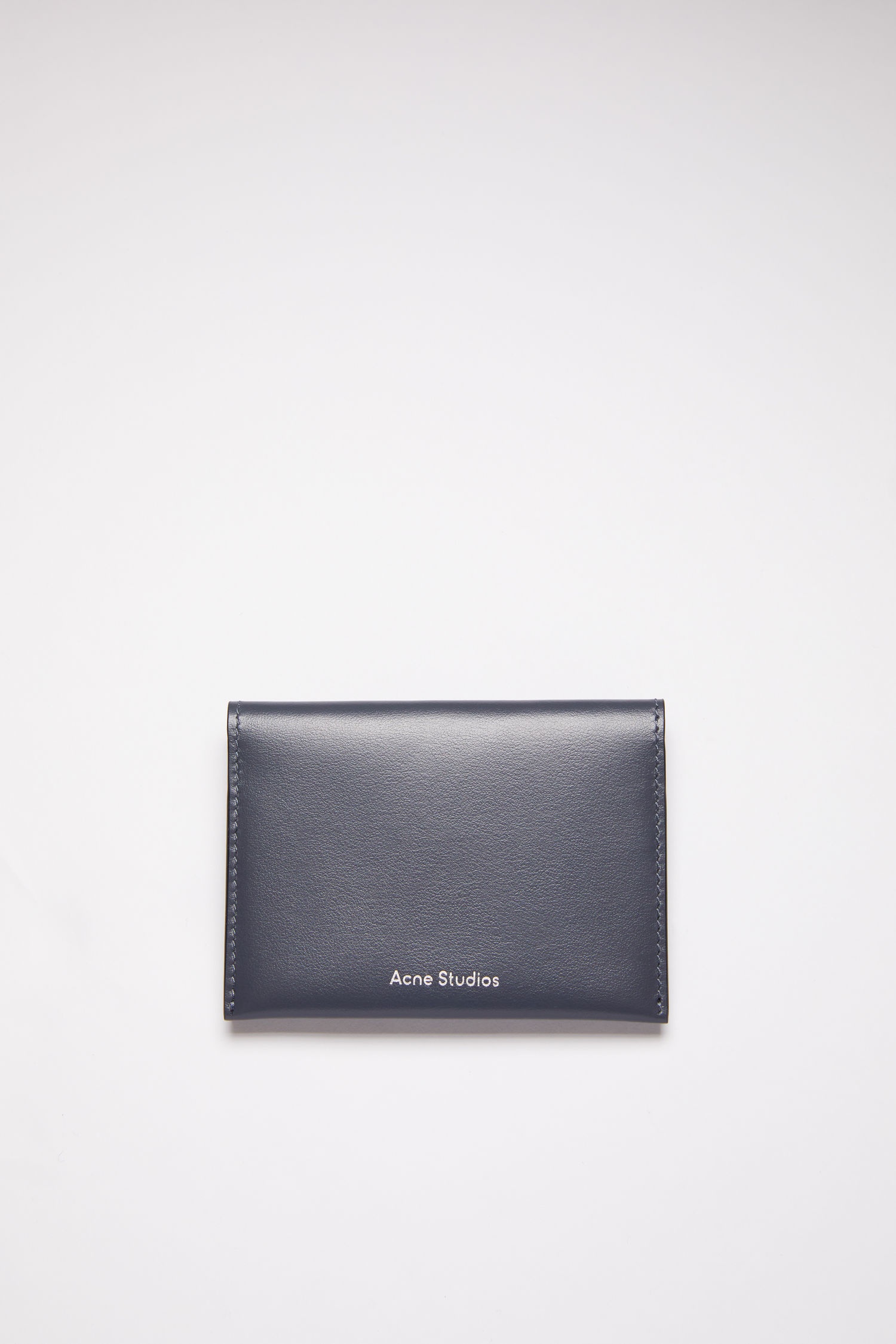 Leather card case - Dark Blue - 1