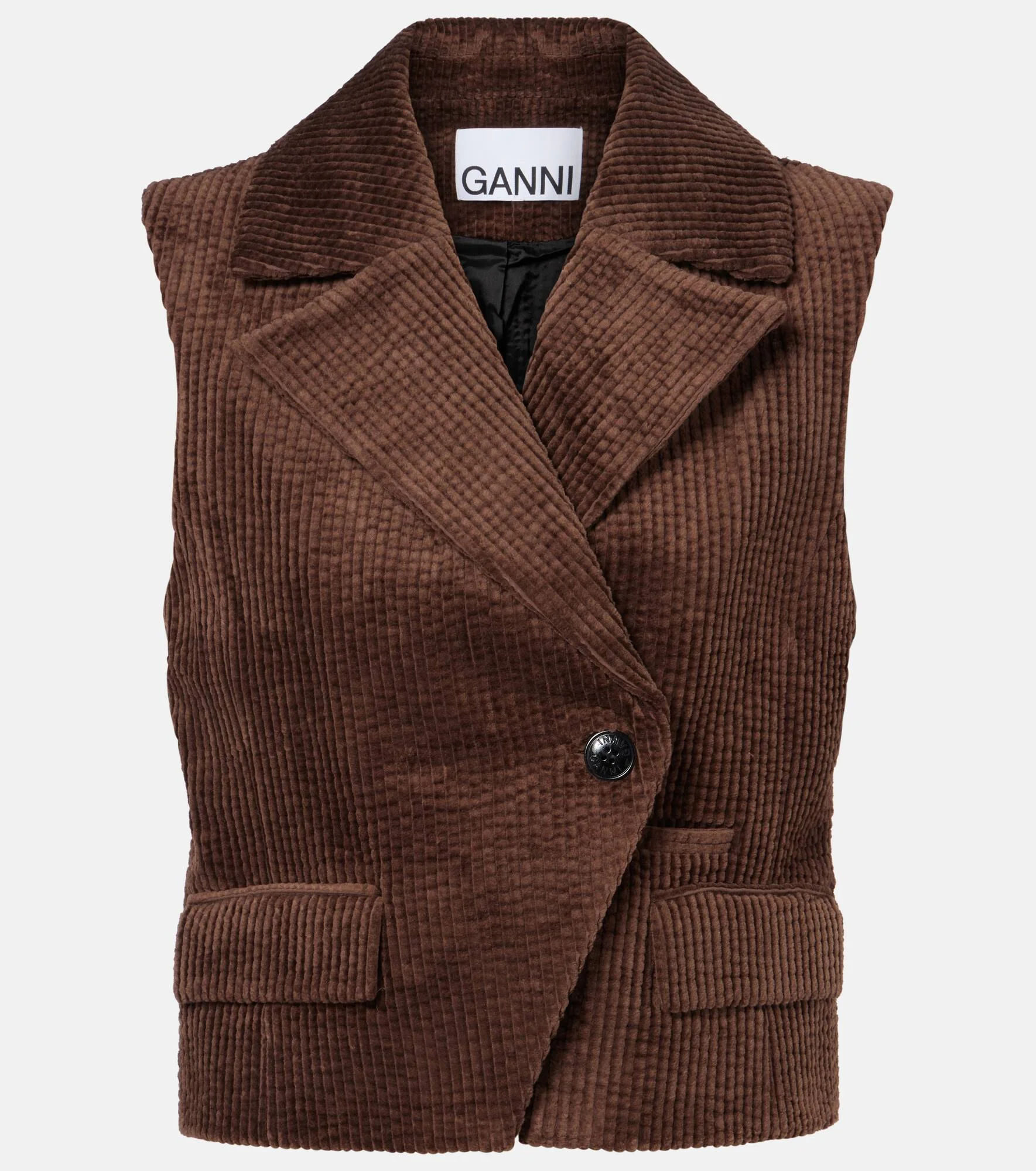 Cotton corduroy vest - 1