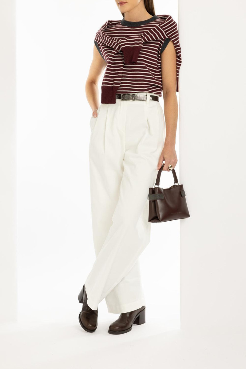 Brunello Cucinelli Striped Knit Tank outlook