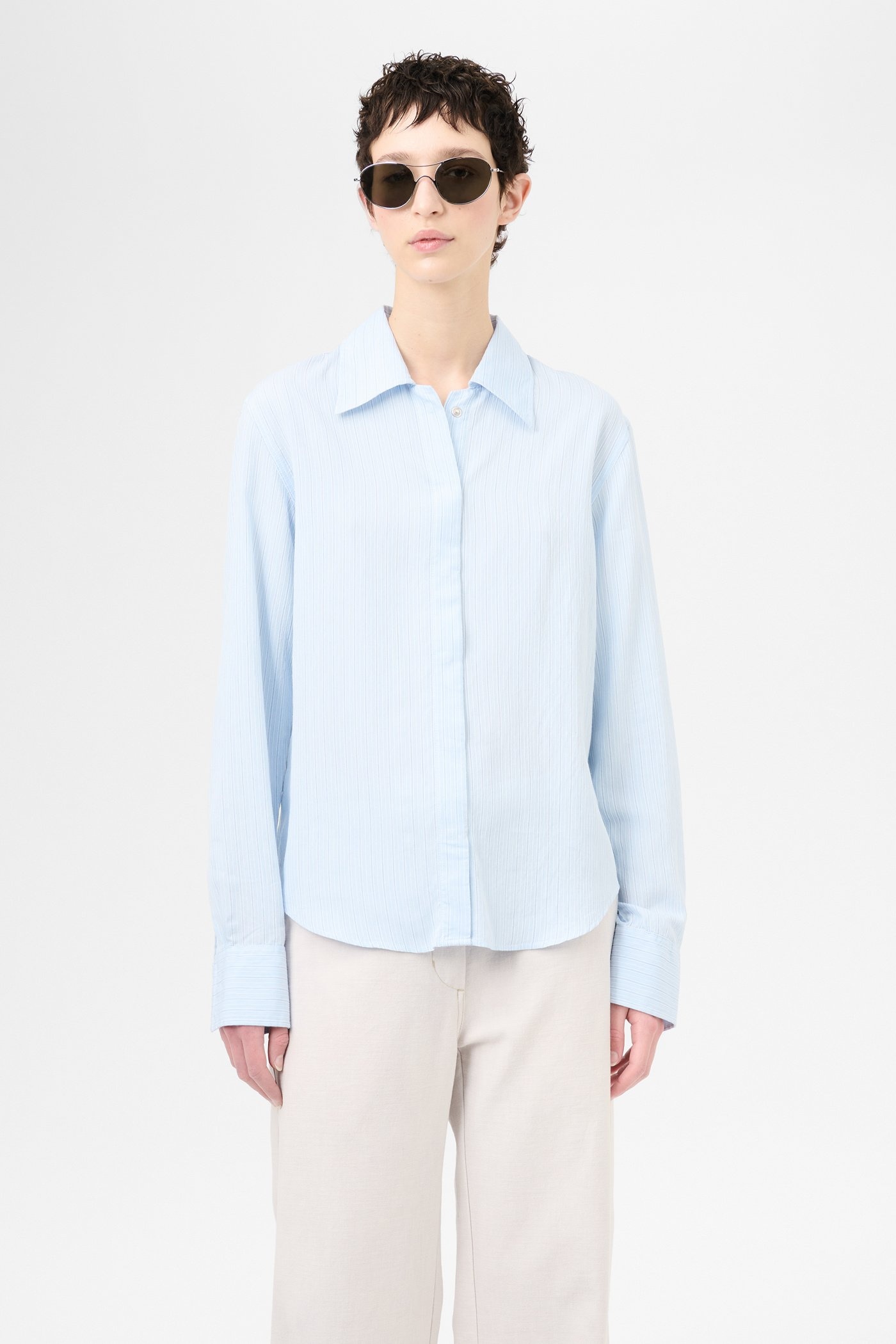 Foundation Shirt Suave Stripe Holiday Viscose - 3