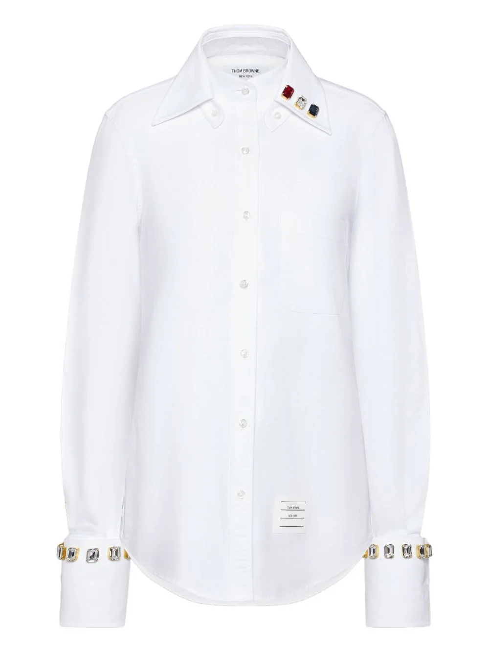 Swarovski-crystal Oxford shirt - 1