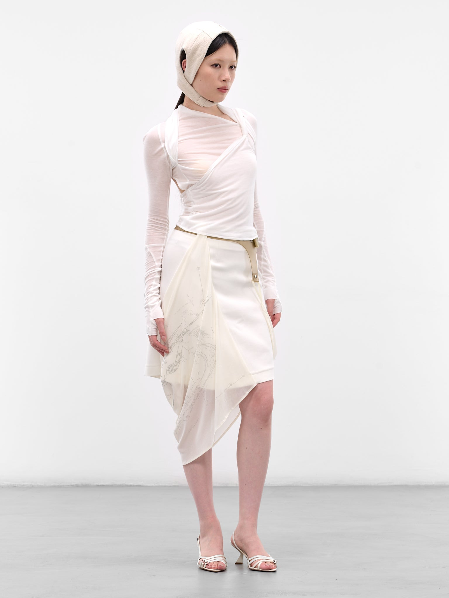Garter Belt Graphic Wrap Skirt - 6