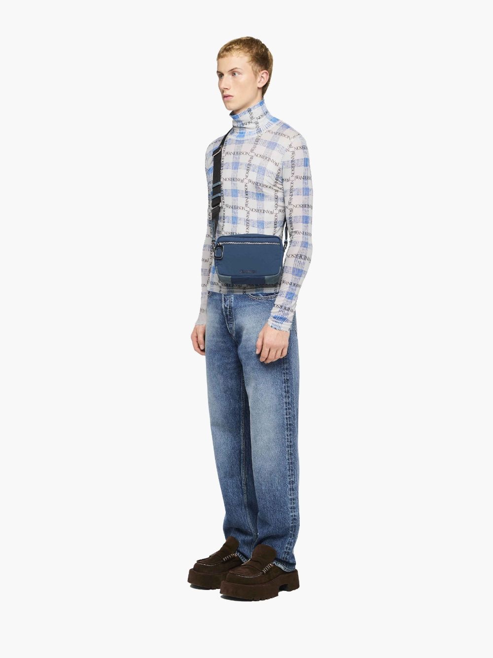 STRAIGHT LEG DENIM JEANS - 4