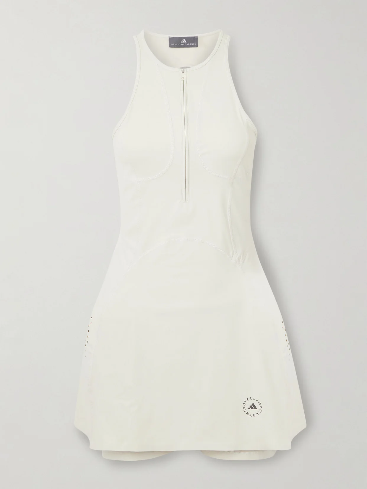 Perforated Recycled Tennis Dress And Shorts - 1