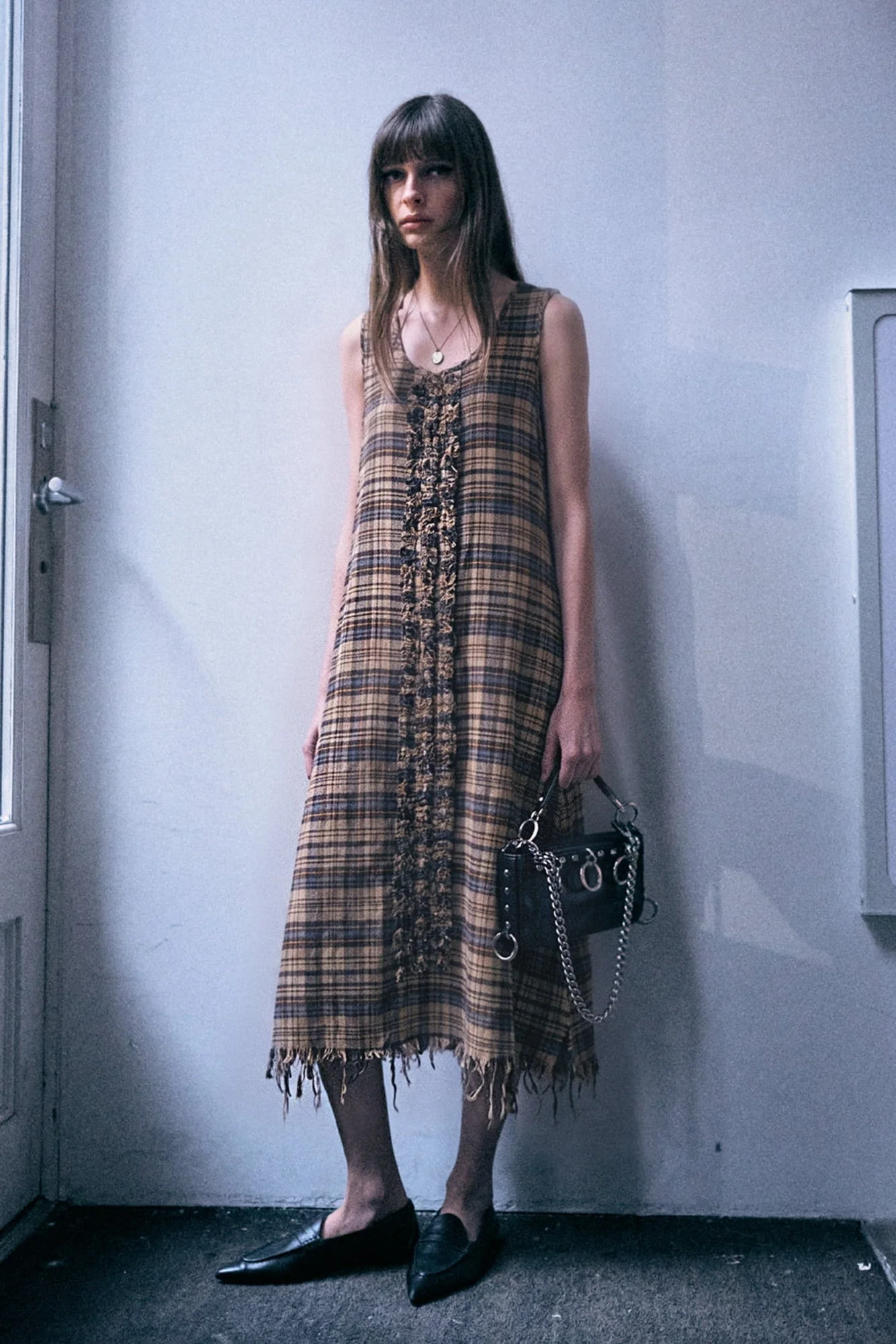 Sleeveless Midi With Ruffles - 1