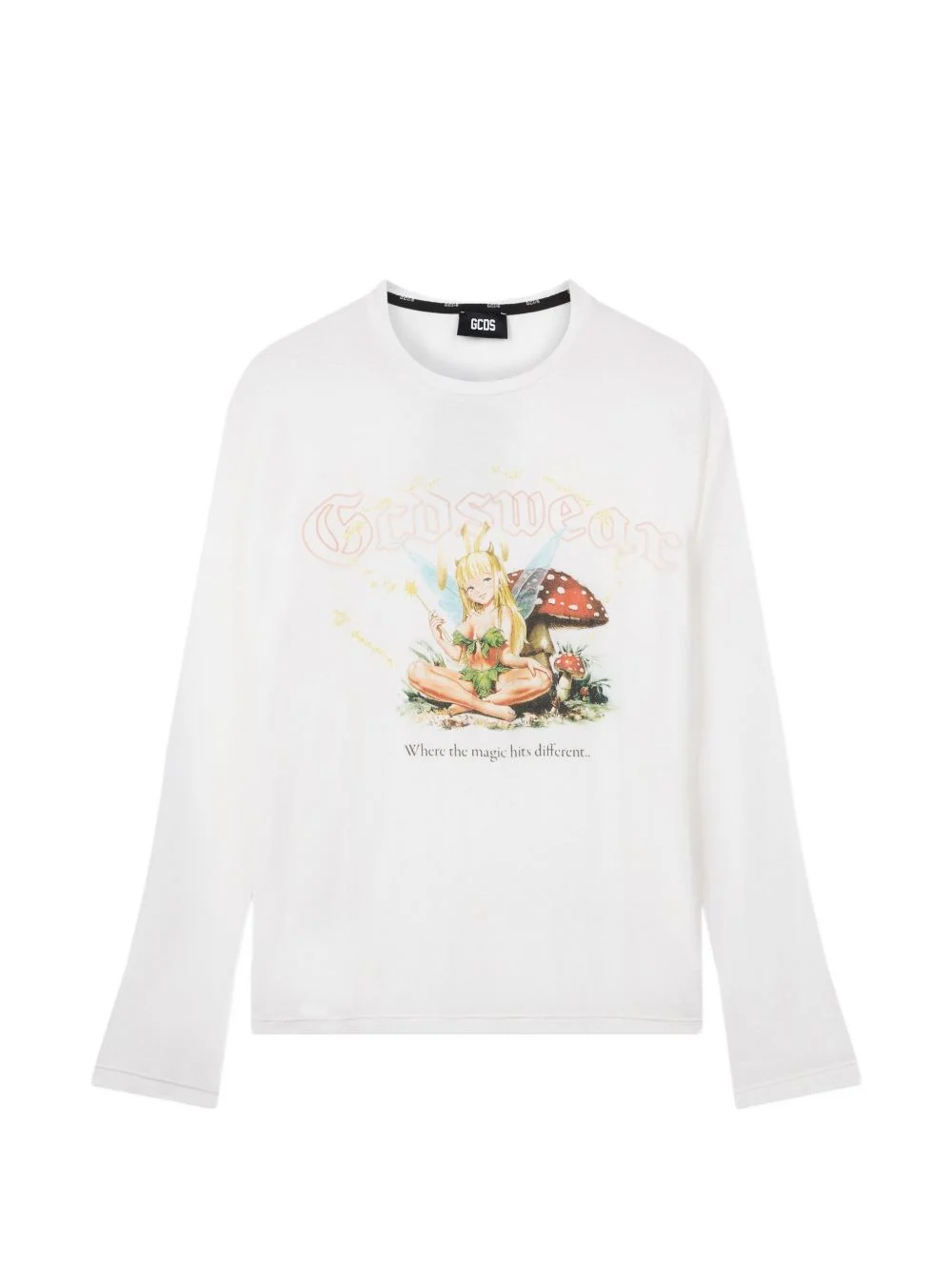 Gothic-print graphic-print T-shirt - 1